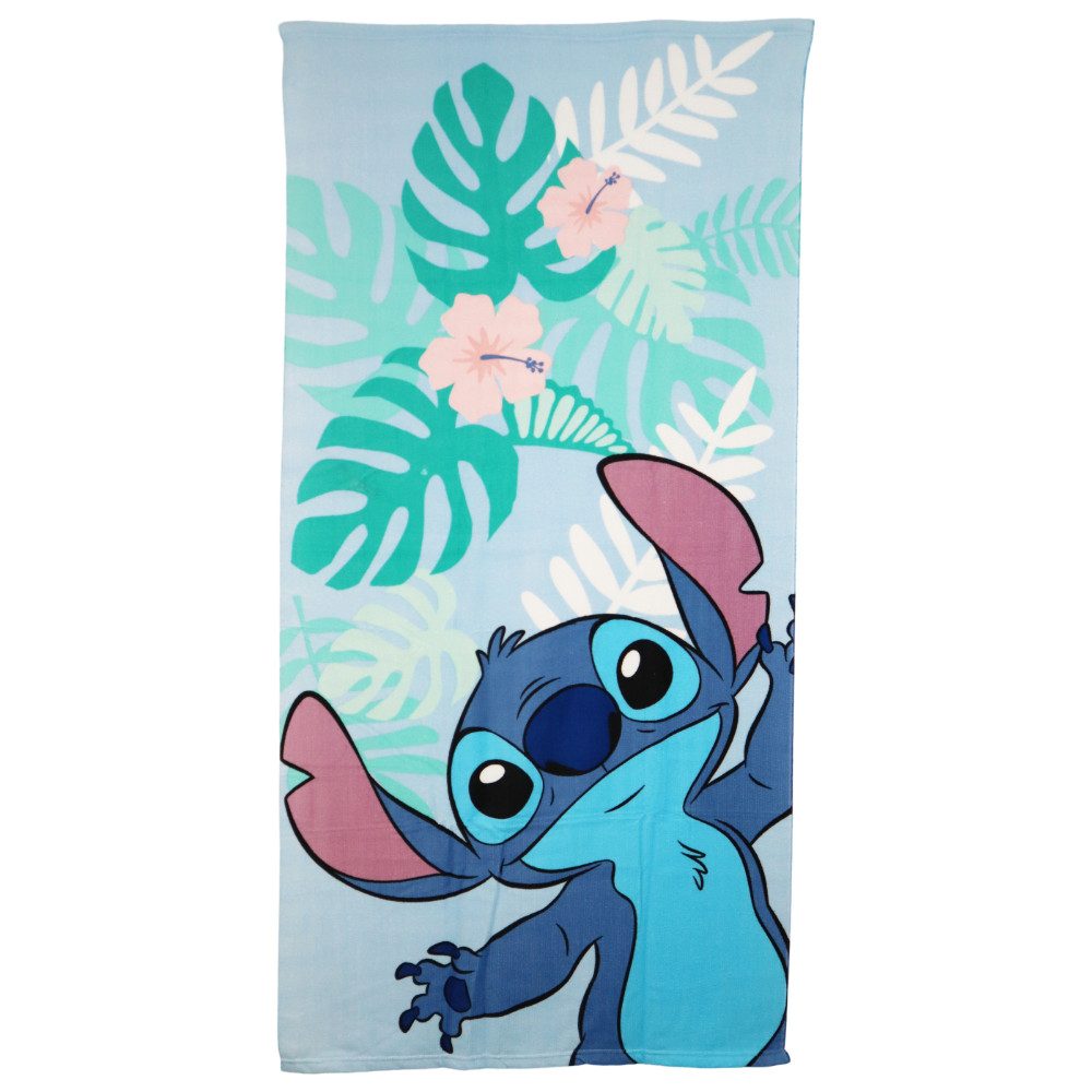 Disney Strandtuch Disney Lilo und Stitch Mikrofaser Badetuch XL 70x140 cm