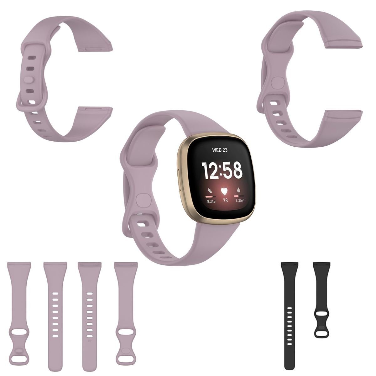 Wigento Smartwatch-Armband Für Fitbit Versa 4 günstig online kaufen