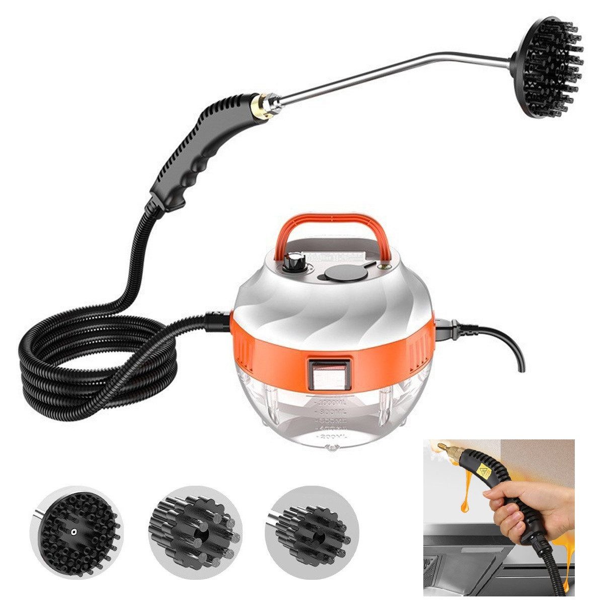 Handdampfreiniger Multifunktionaler Dampfreiniger für Reinigen Sie Möbel& Geräte