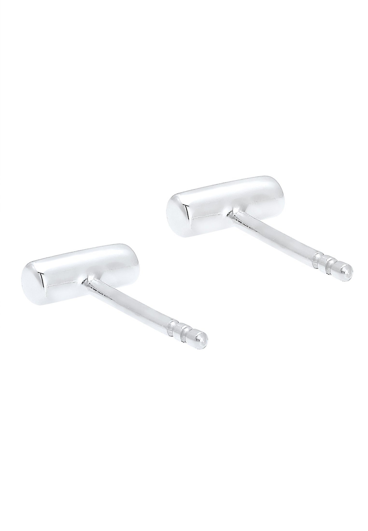 Sterling Geo Silber, Ohrstecker Geo Bar Paar Basic Elli 925 Minimal