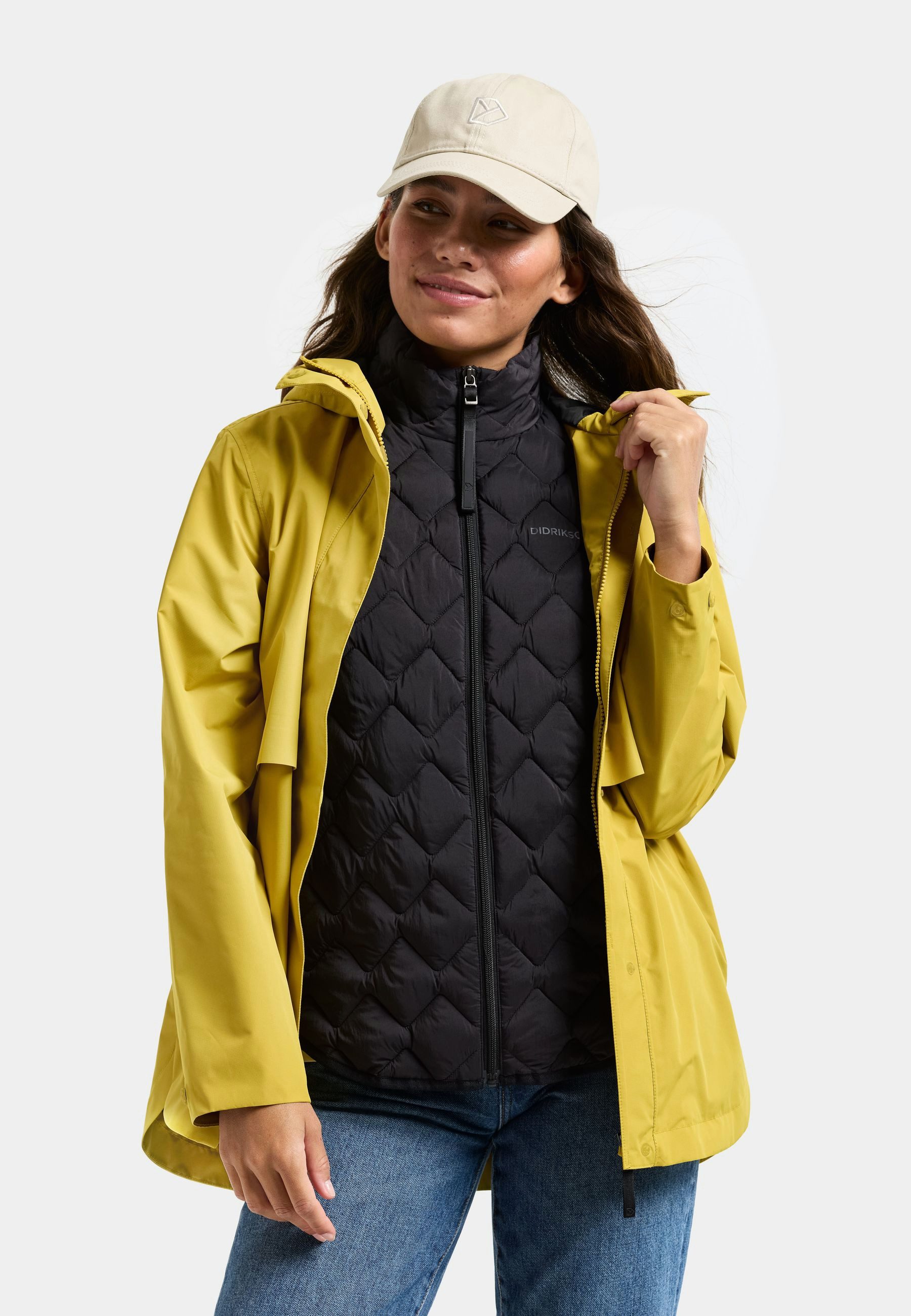 Didriksons Allwetterjacke Damen Übergangsjacke Regenjacke Wasserdicht ELSA mit Kapuze mit Taschen – Bild 5 von 5