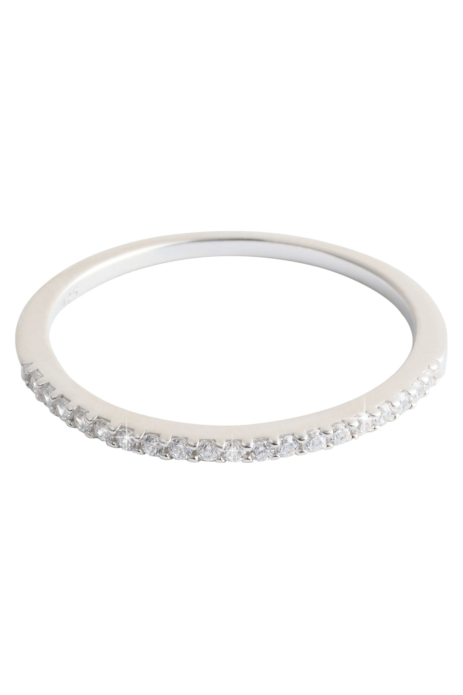 Next Fingerring Pavé-Ring mit Zirkonia (1-tlg)