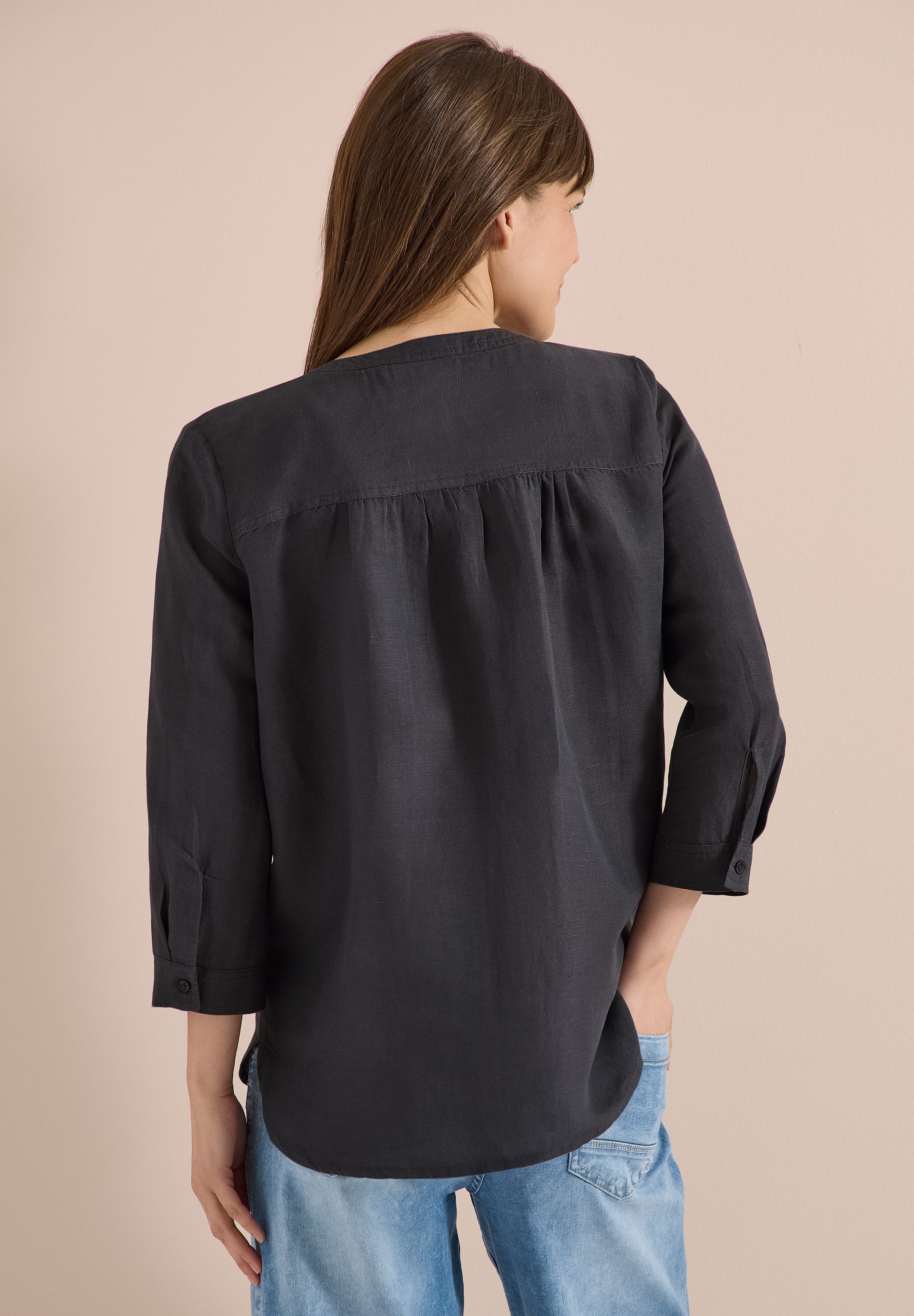 CECIL Longbluse mit 3/4 Ärmeln