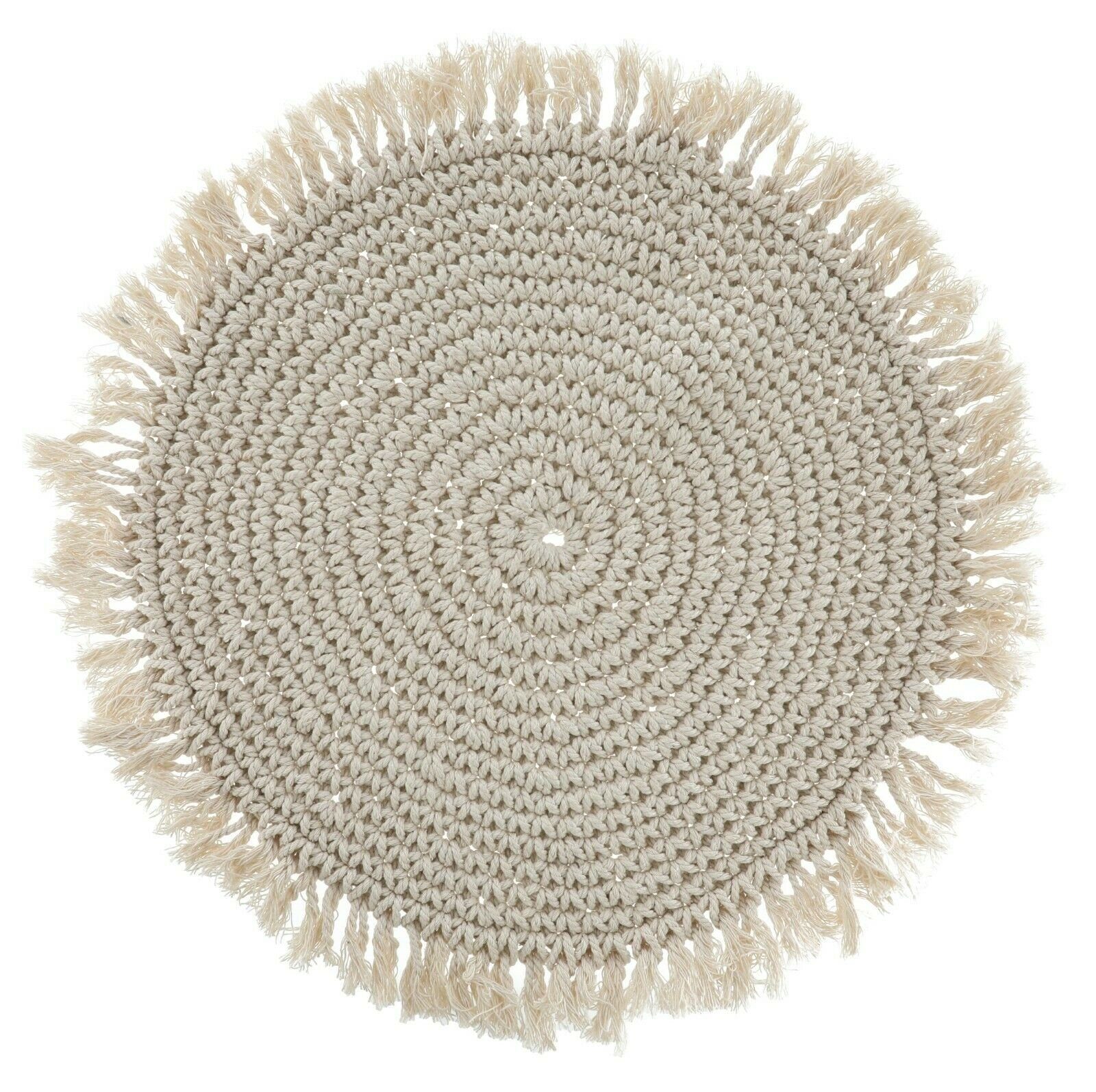 Meinposten Platzset Tischset Makramee Platzset Tischdeko günstig online kaufen