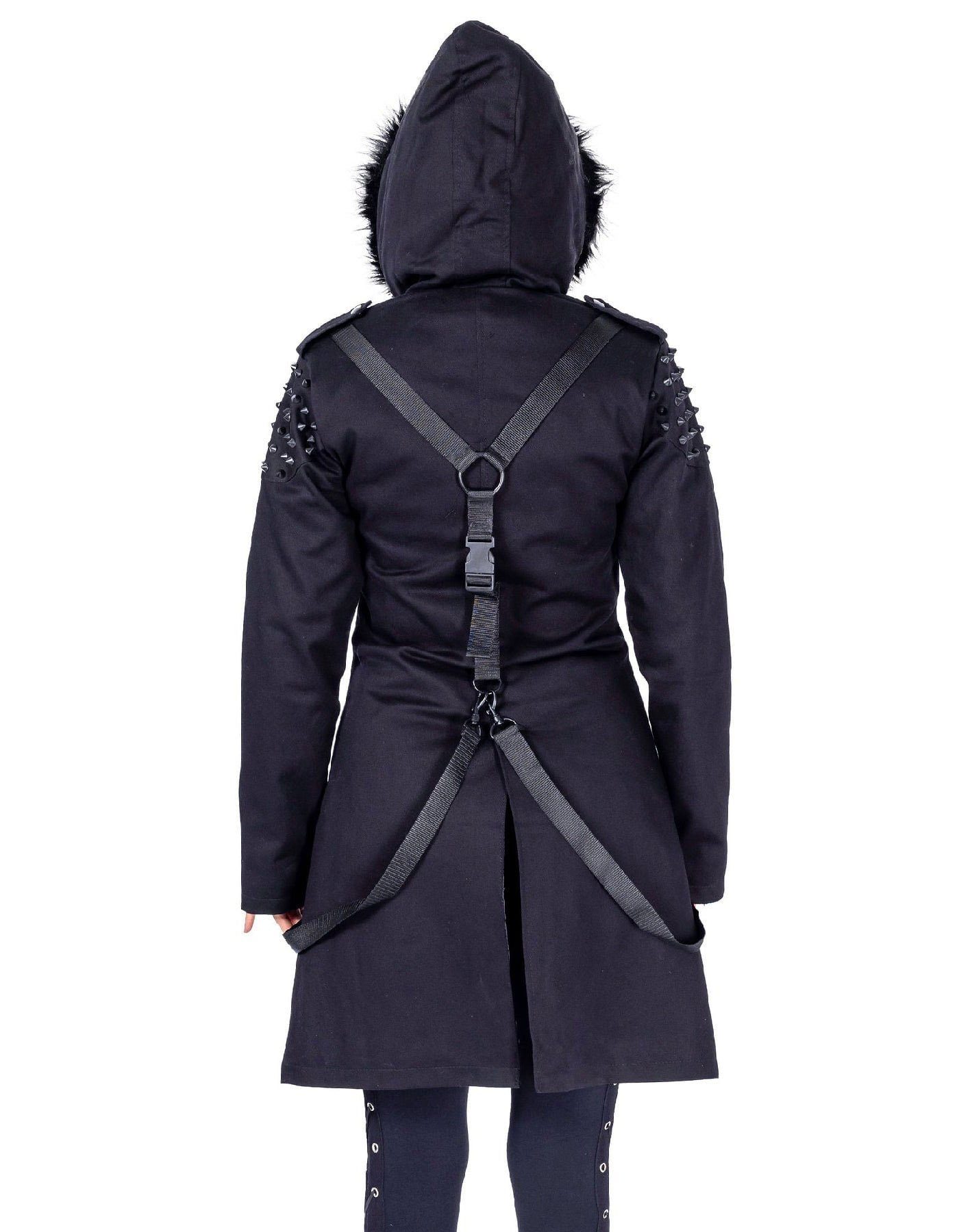 Heartless Wintermantel Asura Gothic Cyber Punk Nieten