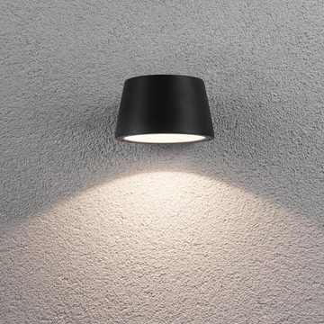 Paulmann LED Außen-Wandleuchte LED Wandleuchte Capea in Anthrazit 6W 500lm IP44, keine Angabe, Leuchtmittel enthalten: Ja, fest verbaut, LED, warmweiss, Aussenlampe, Aussenwandleuchte, Outdoor-Leuchte