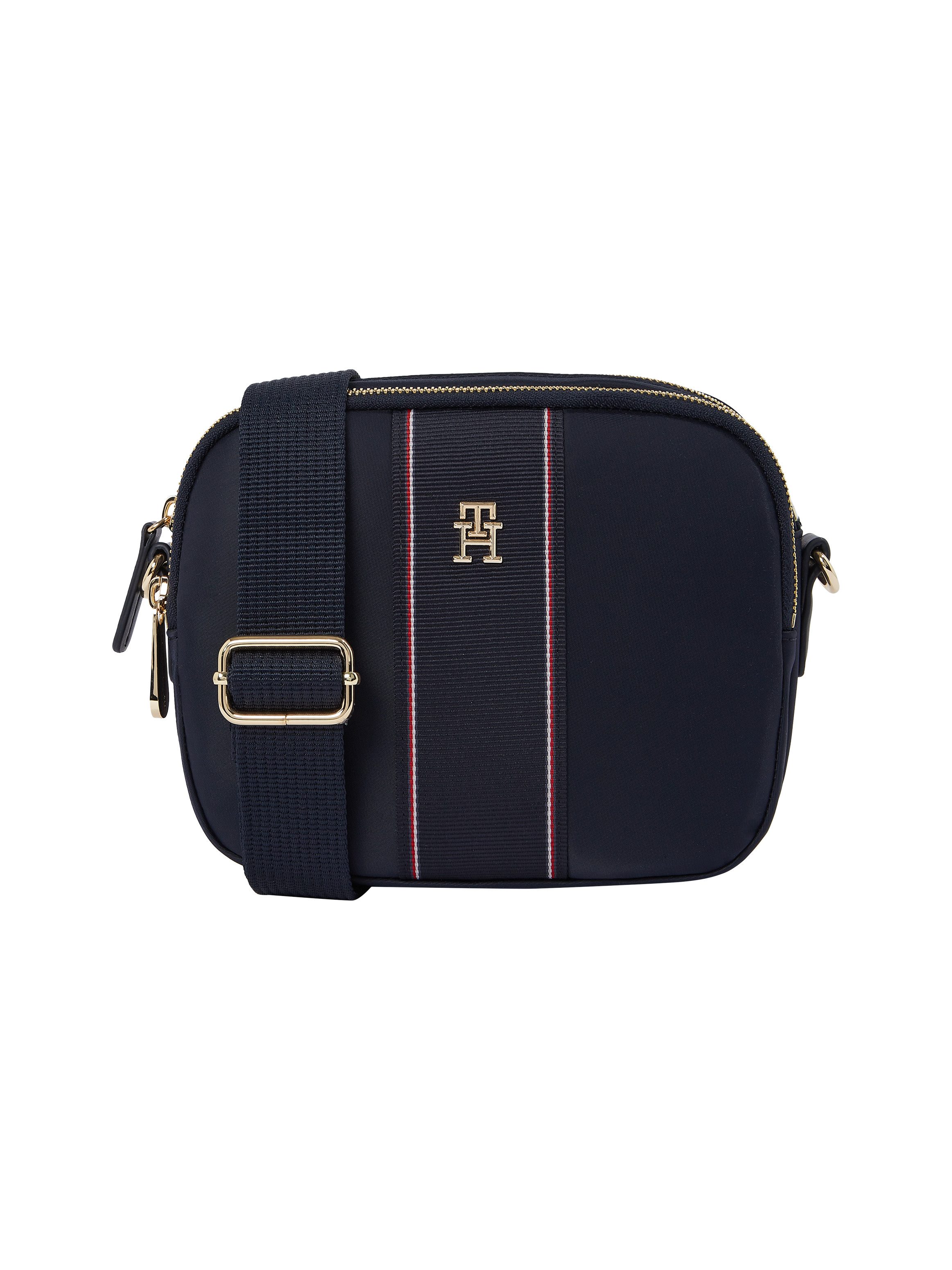 Tommy Hilfiger Kameratasche POPPY CAMERA BAG CORP, Damen Umhängetasche, Schultertasche, Minibag mit TH-Logo
