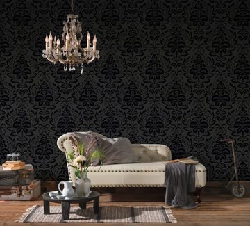 living walls Vliestapete Black & White, Barock, Ornament Tapete Barock