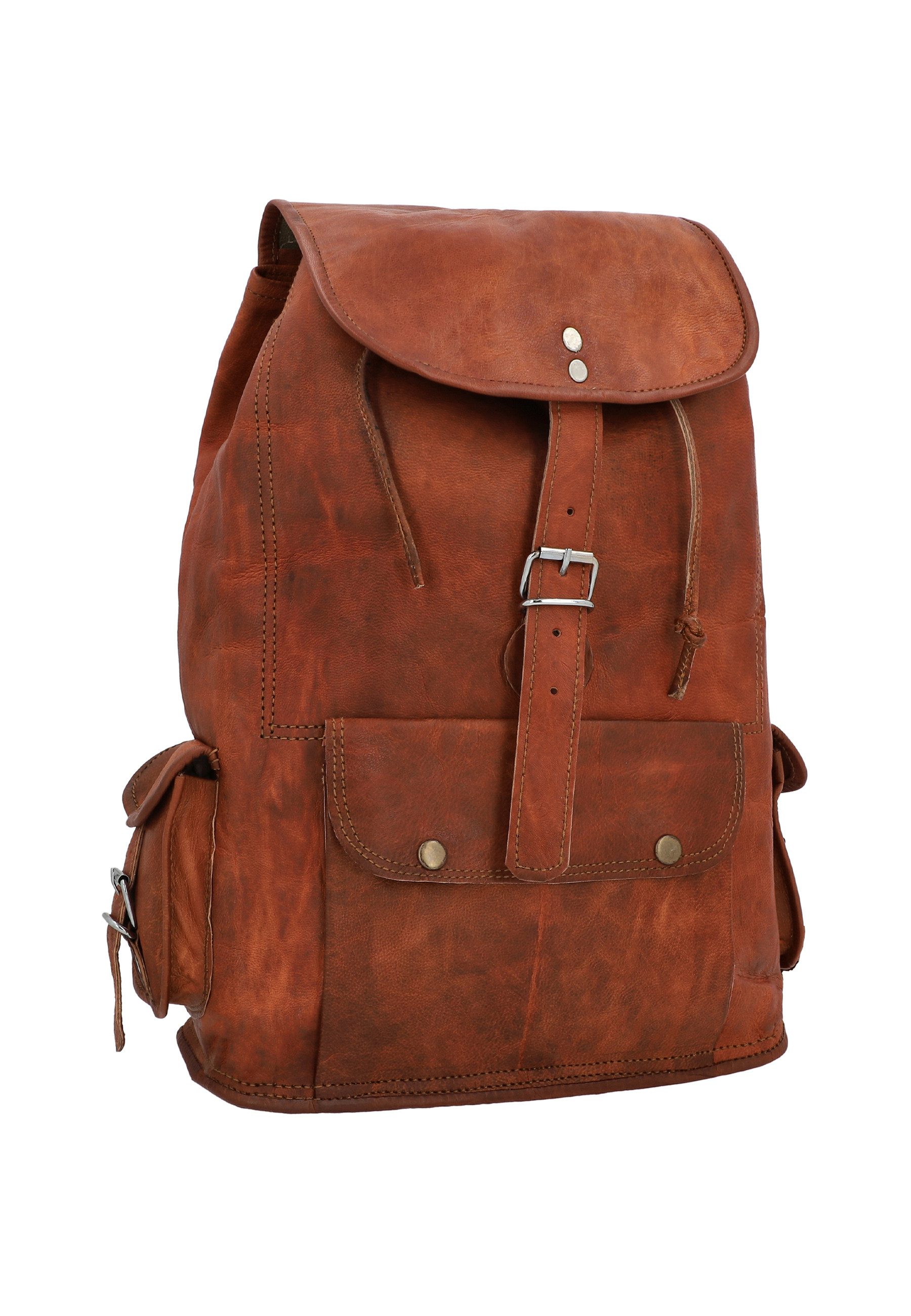 Gusti Leder Rucksack Gusti Leder Lederrucksack Bobbie 15" (1-tlg)