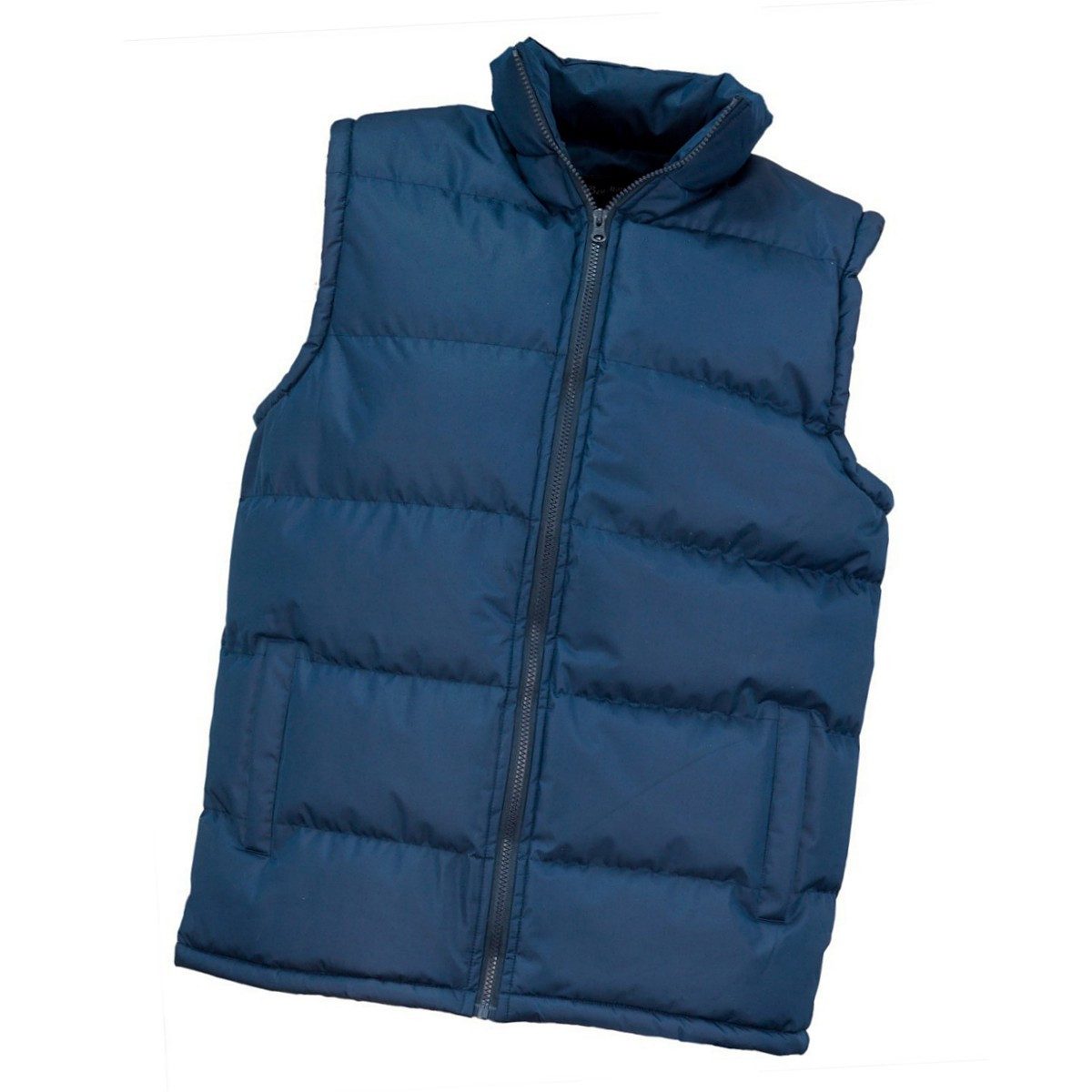 Arbeitsweste Steppweste Arbeitsweste Bodywarmer mit Hochkragen mit Vlies gefüttert
