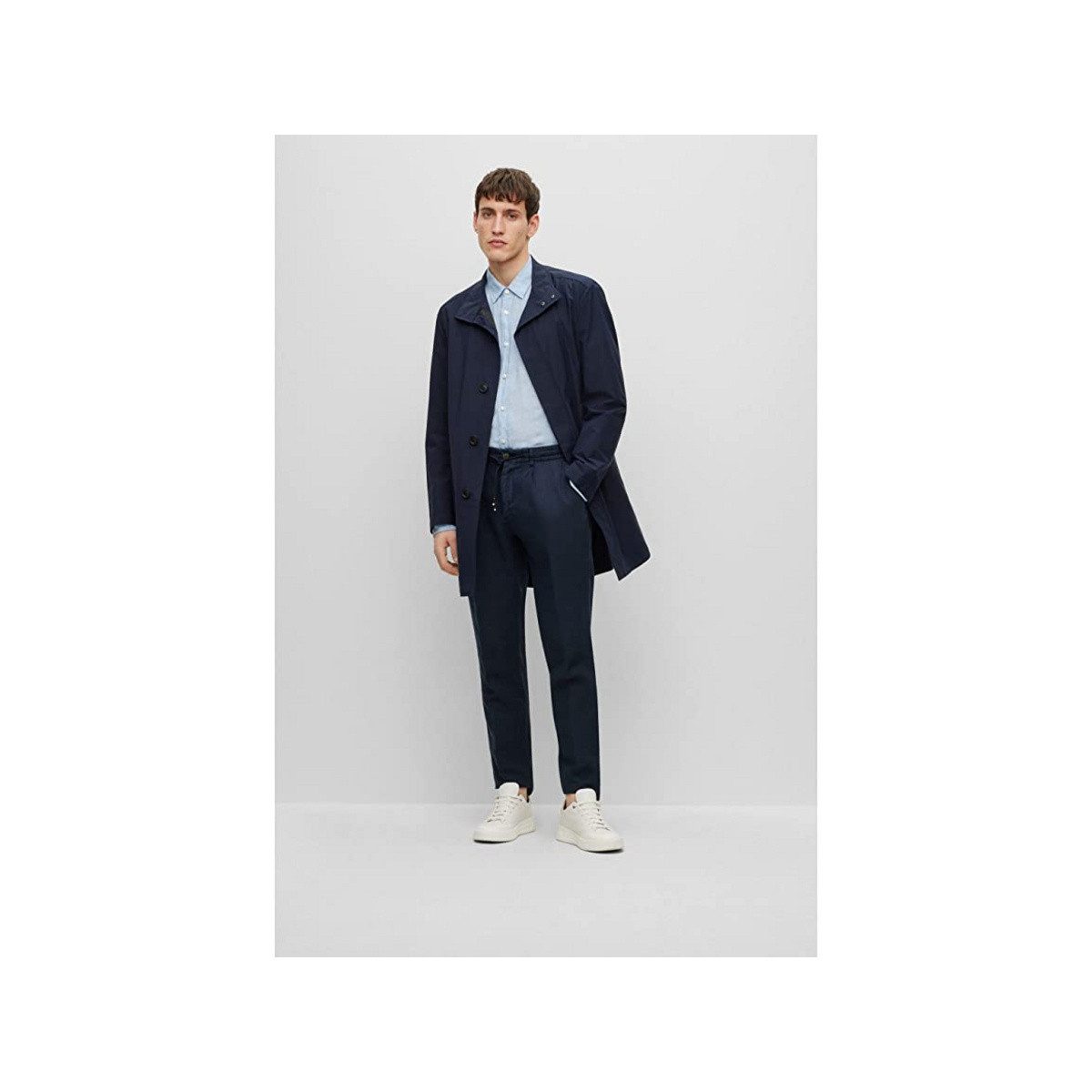 HUGO Kurzarmshirt Langarm FreizeitHemd für Herren (1-tlg., keine Angabe)