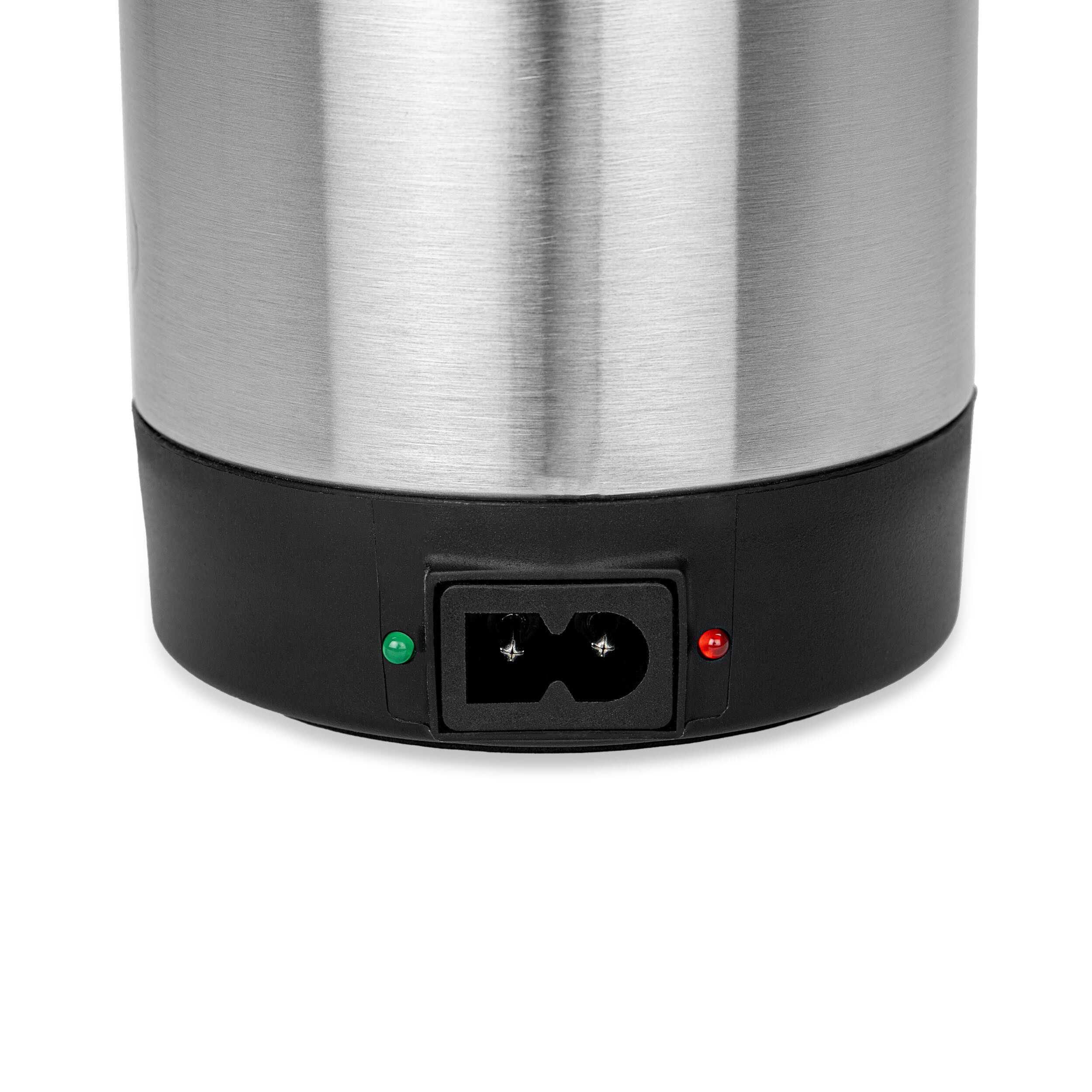 HEYNER Reise-Wasserkocher Auto Wasserkocher Edelstahl Warmhaltefunktion ml 12V, 0.7 l, 120 W