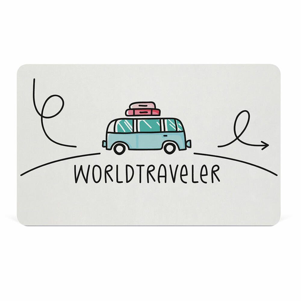 PPD Frühstücksbrett Tray Worldtraveler, Kunststoff
