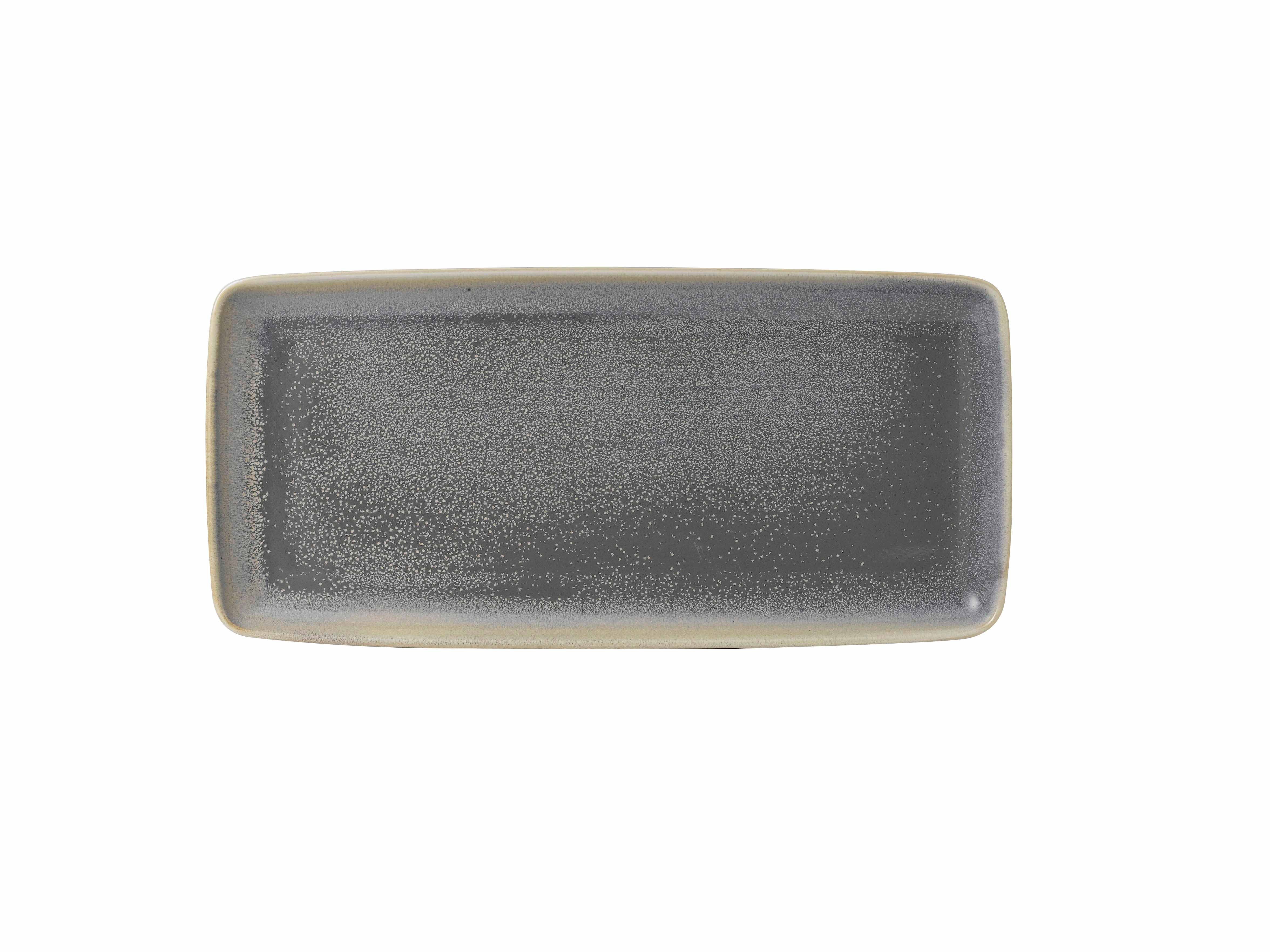 Dudson Servierbrett Dudson Evo Granite Rechteckiges Tablett 36x17,1cm - Rechteck - Granit, Porzellan