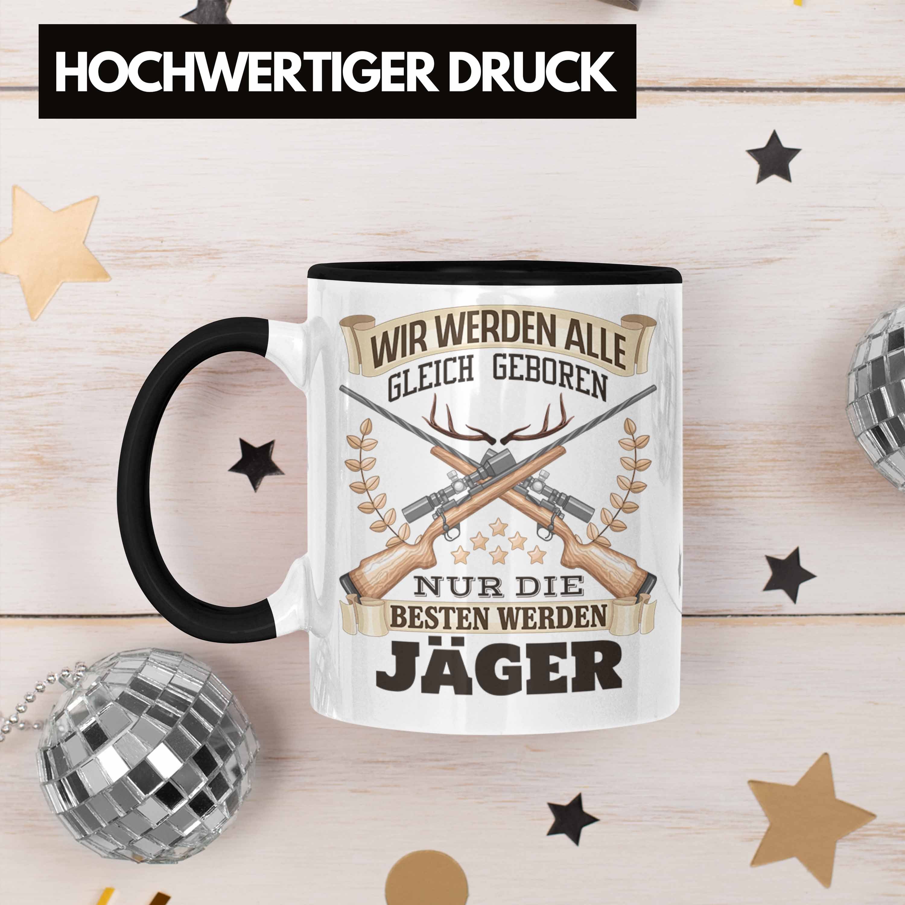 Tasse Jäger Bester Tasse Schwarz Geschenk Spruch Jäger Jagd Trendation