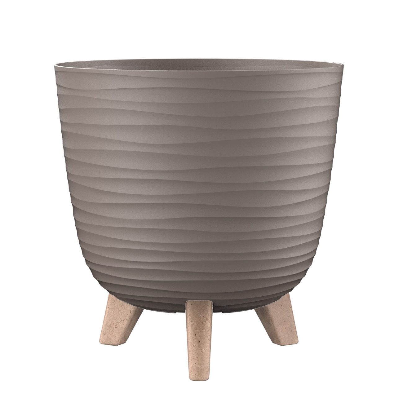 Engelland Blumentopf Pflanztopf mit Füßen (Vorteils-Set, 1 St., robuster PP günstig online kaufen