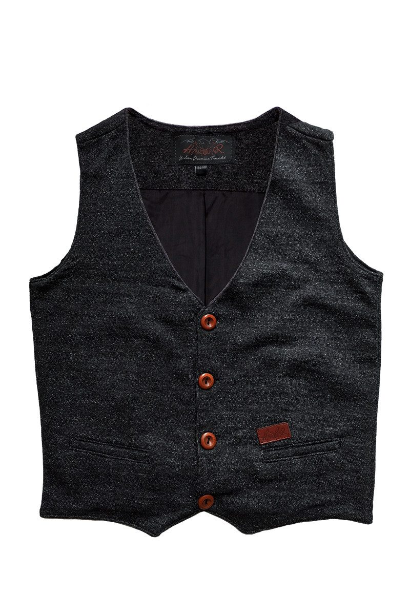 Hangowear Trachtenjacke Kinderweste - RENDY KIDS - anthrazit