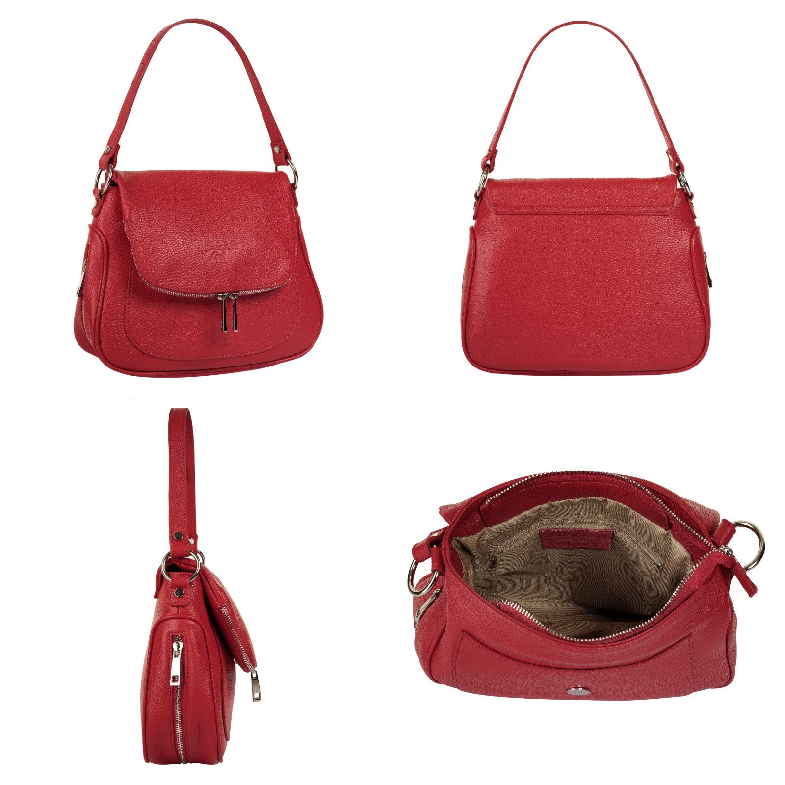 Samantha Look Umhängetasche, echt Leder, Made günstig online kaufen