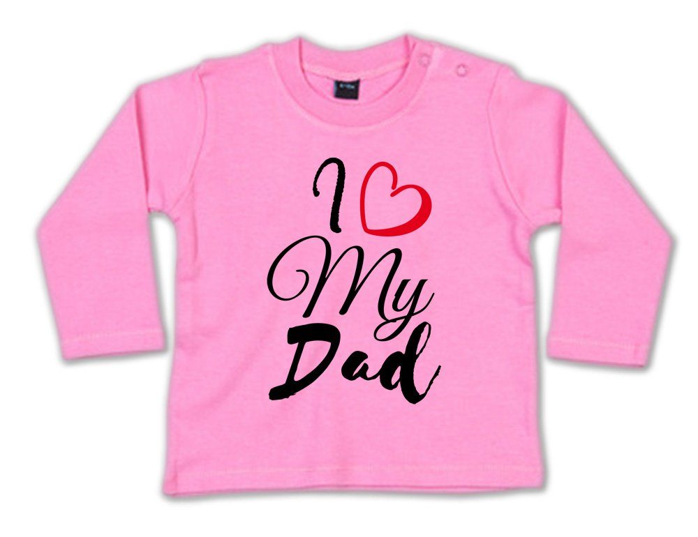 G-graphics Longsleeve I love my Dad Baby Sweater / Longsleeve T mit Spruch zum Vatertag