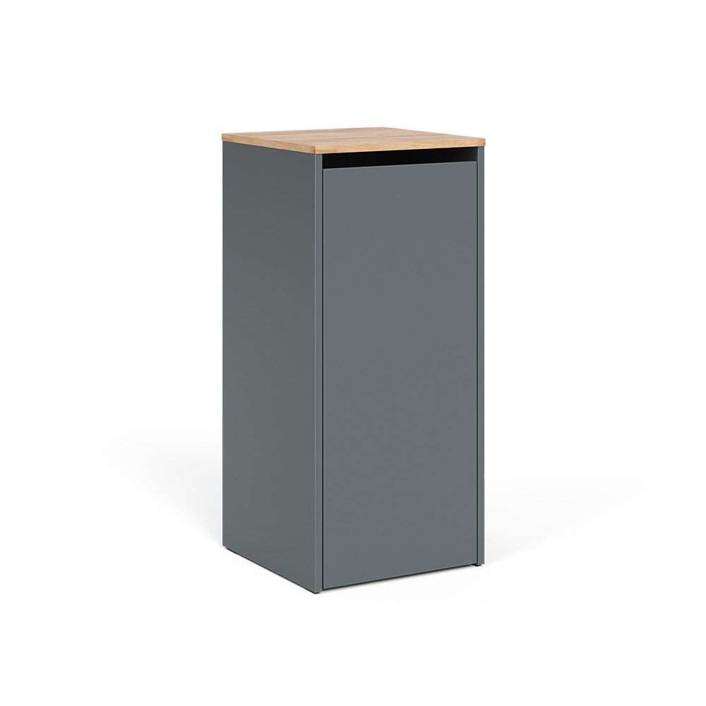 Vicco Wäscheschrank Viktor, Anthrazit/Goldkraft Eiche, 40.2 günstig online kaufen