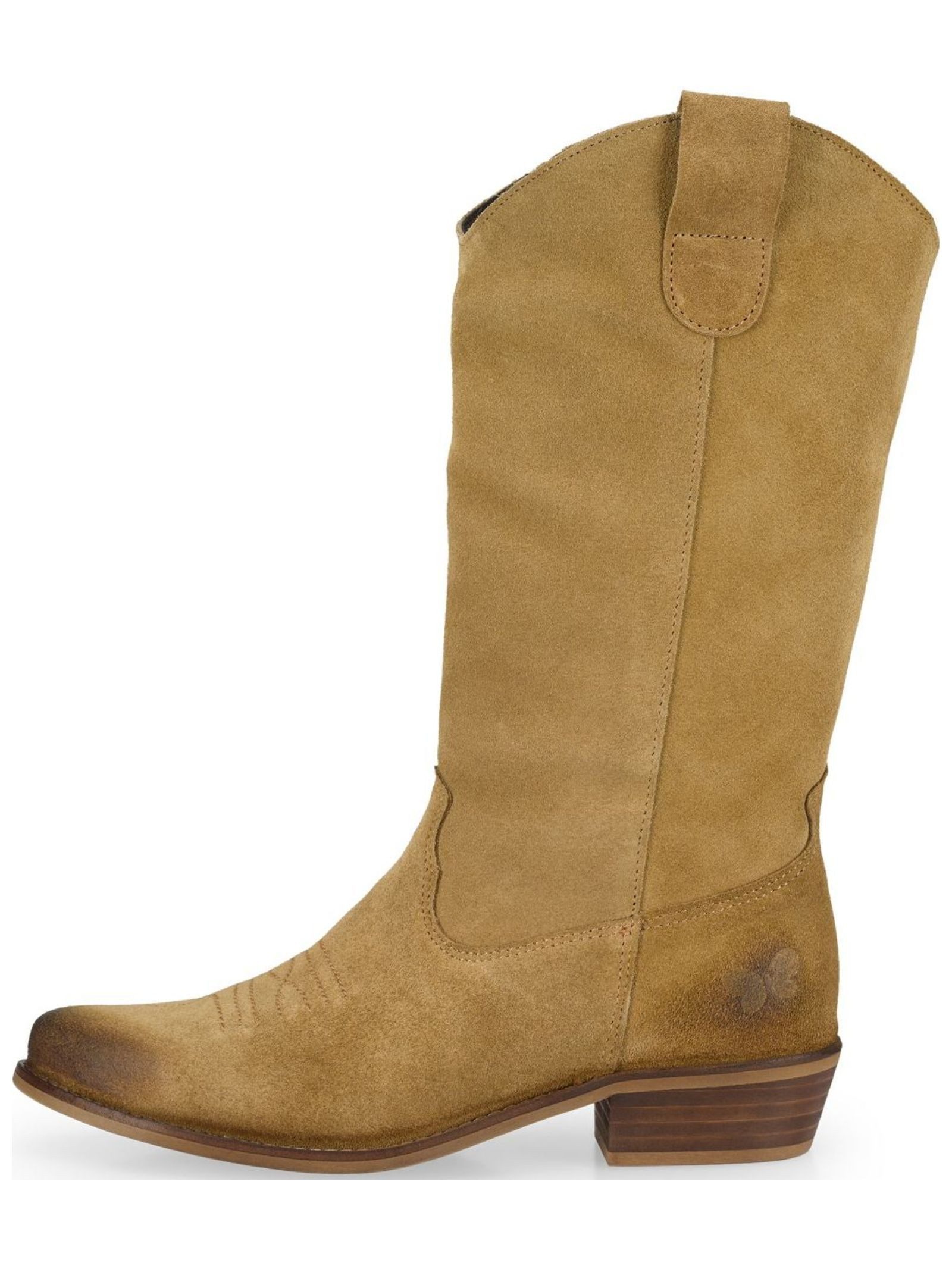 Felmini Wide Fit Stiefel Leder . Bikerboots