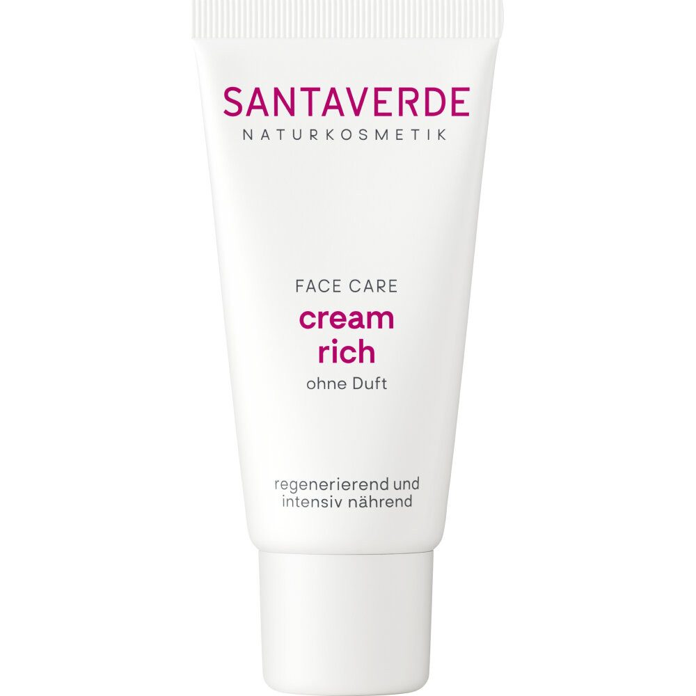 SANTAVERDE GmbH Gesichtspflege cream rich ohne Duft, 30 ml