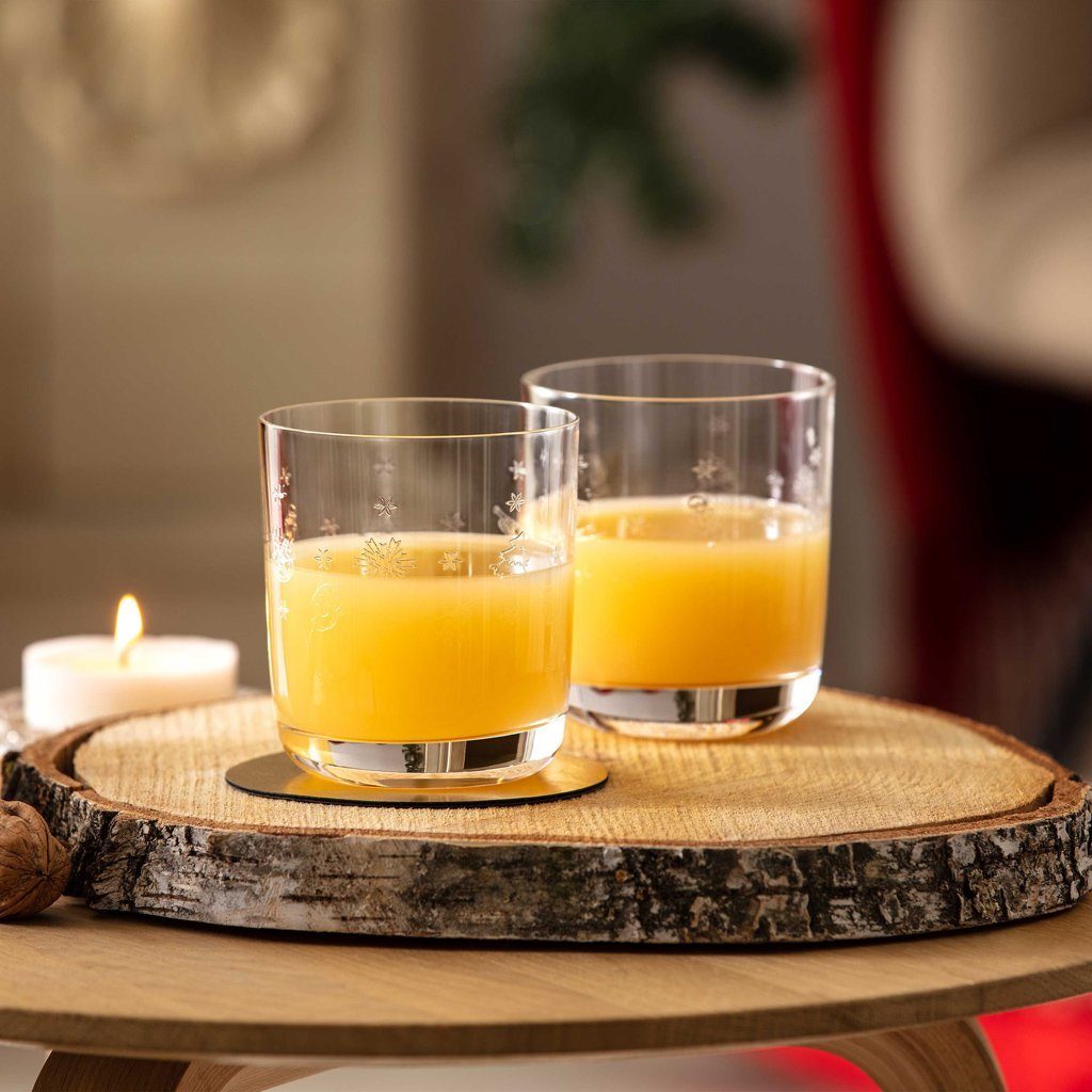 Villeroy & Boch Whiskyglas Toy's Delight Wasserglas, 2tlg., 2-tlg., Glas, Kristallglas, 2 Stck, spülmaschinenfest