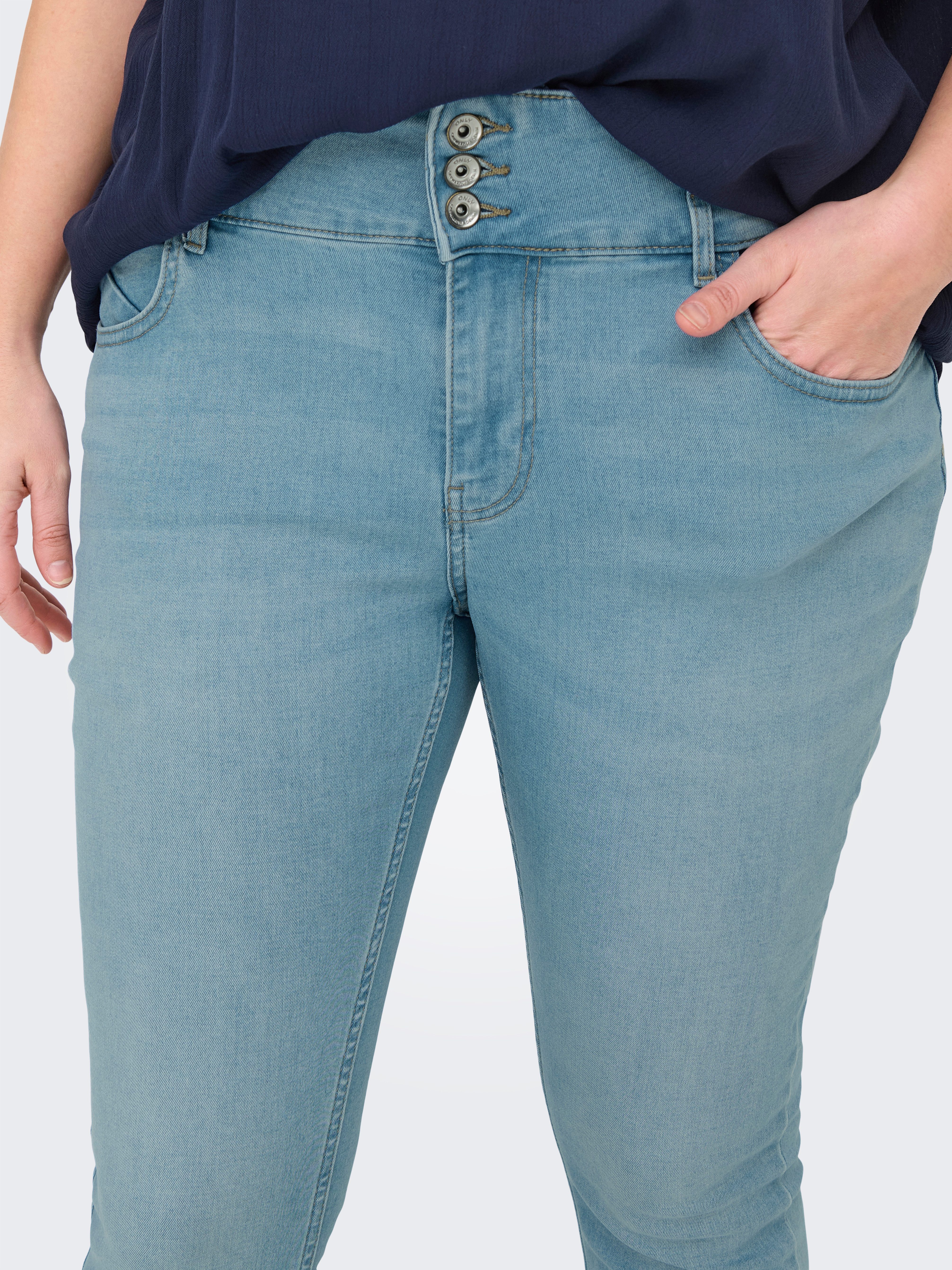 ONLY CARMAKOMA High-waist-Jeans CARANNA HW SKINNY ANK DNM ANA NOOS