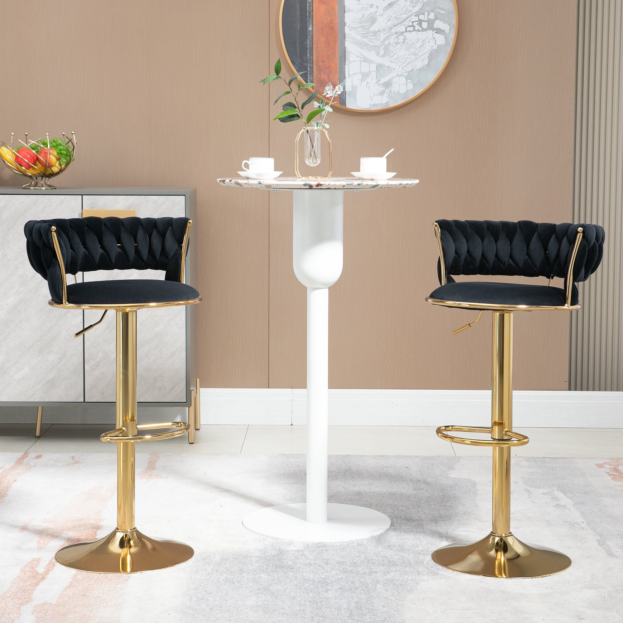 Merax Barhocker (2 St., gepolstert mit günstig online kaufen