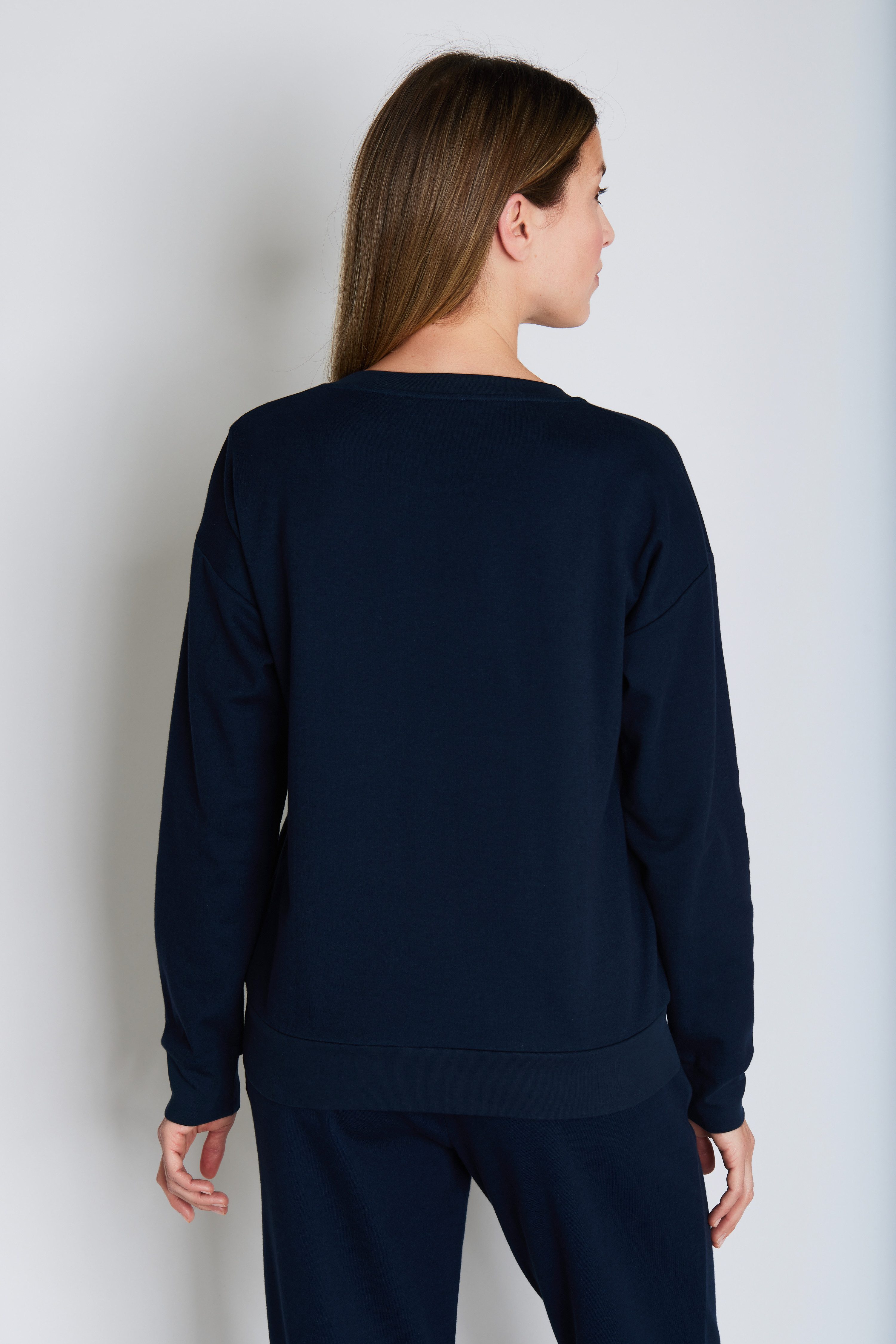 JOOP! Sweatshirt Comfort mit Rundhalsausschnitt und langen Ärmeln, Cotton-Mix