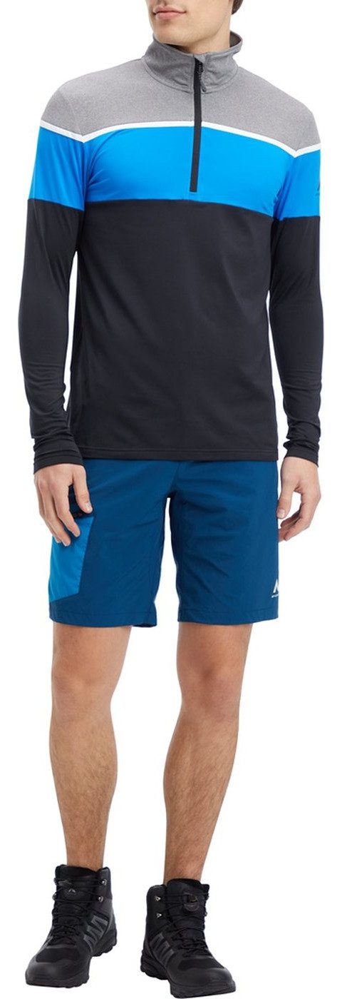 McKINLEY Fleecepullover He.-Funktions-Shirt Diego M 902 BLACK NIGHT/BLUE ROY