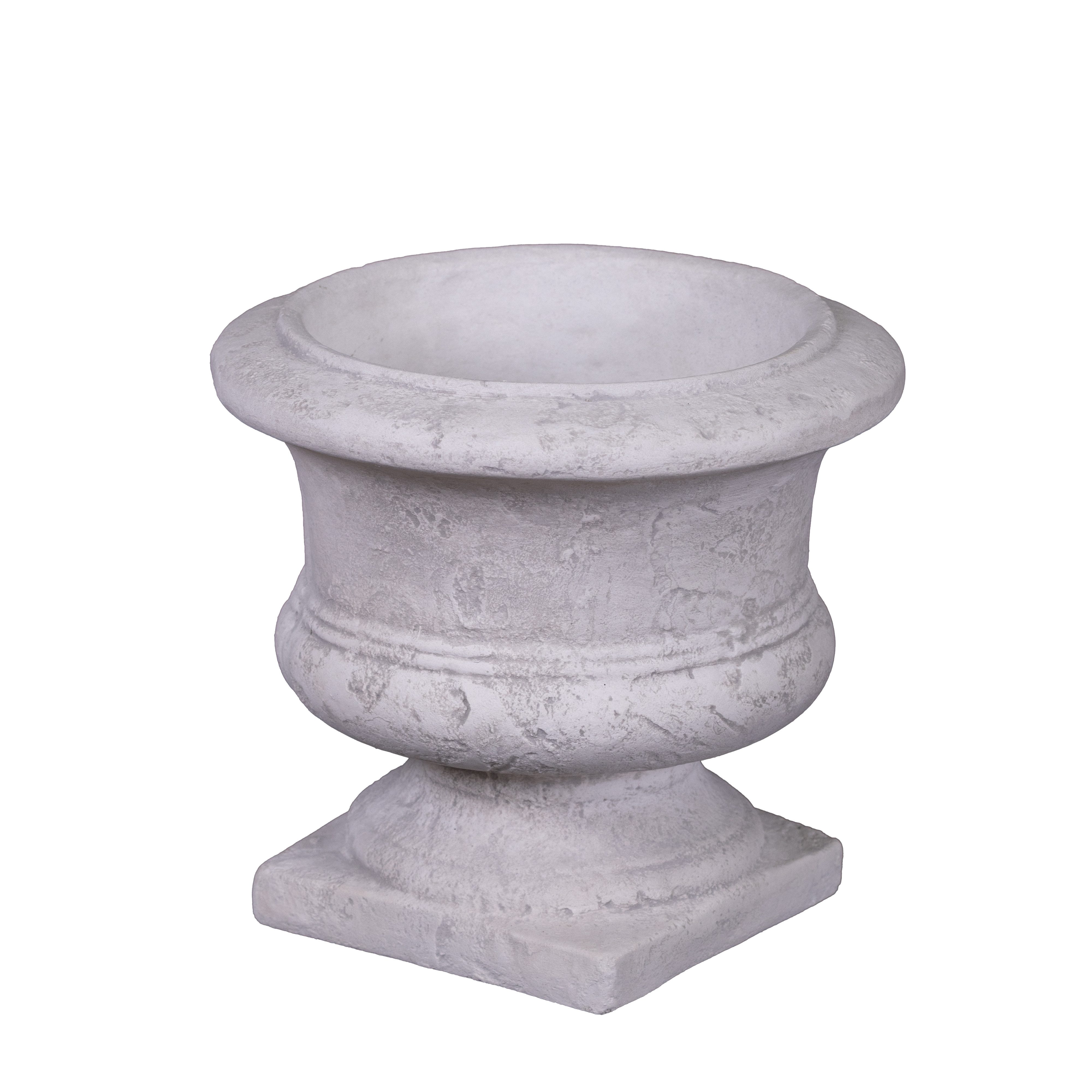 gartendekoparadies.de Pflanzkübel Rustikaler Pflanztrog Pflanzgefäß, H. 32 cm, 7 Liter, 14 kg, Frostsicher