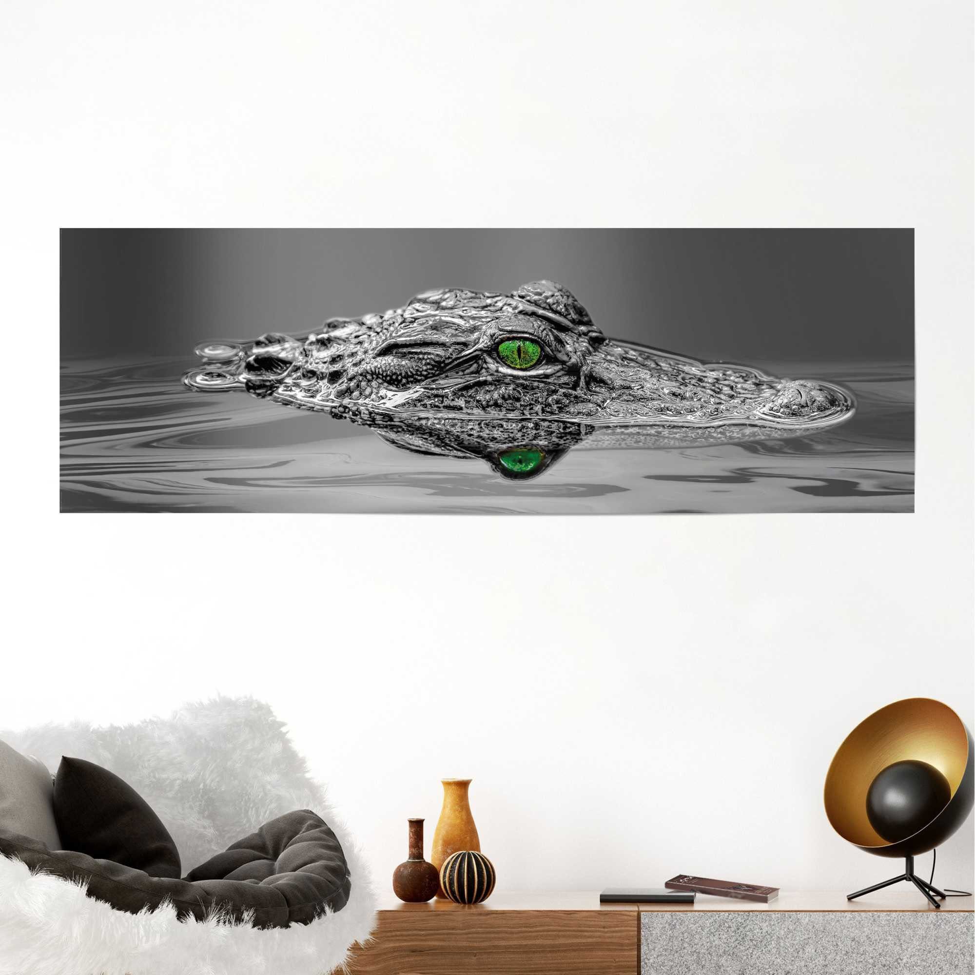 Reinders! Poster Alligator Augen, (1 St) | Poster