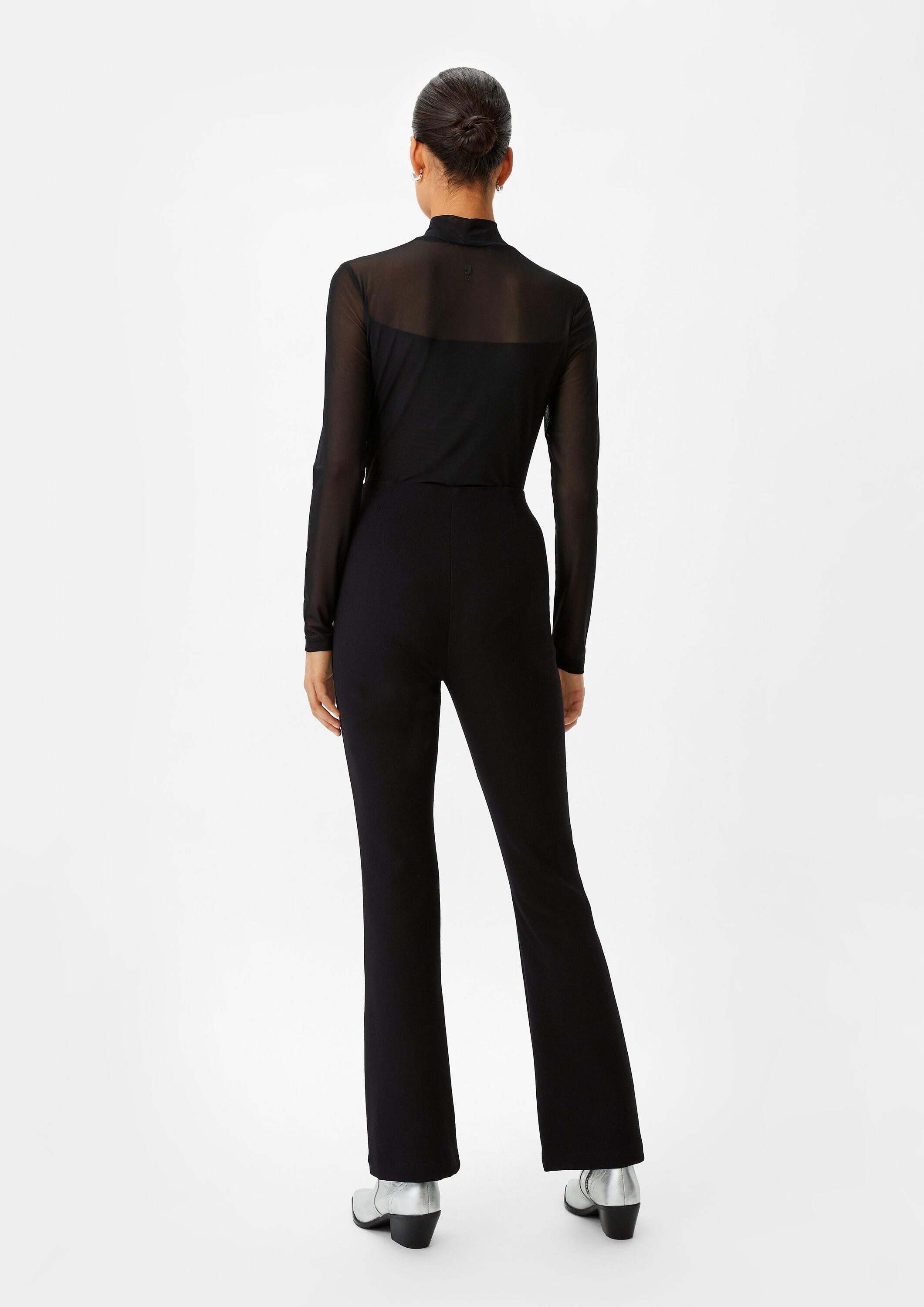 comma Chinos Hose Slim: Hose mit Flared Leg