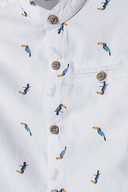MINOTI Kurzarmhemd Hemd ohne Kragen (12m-8y)
