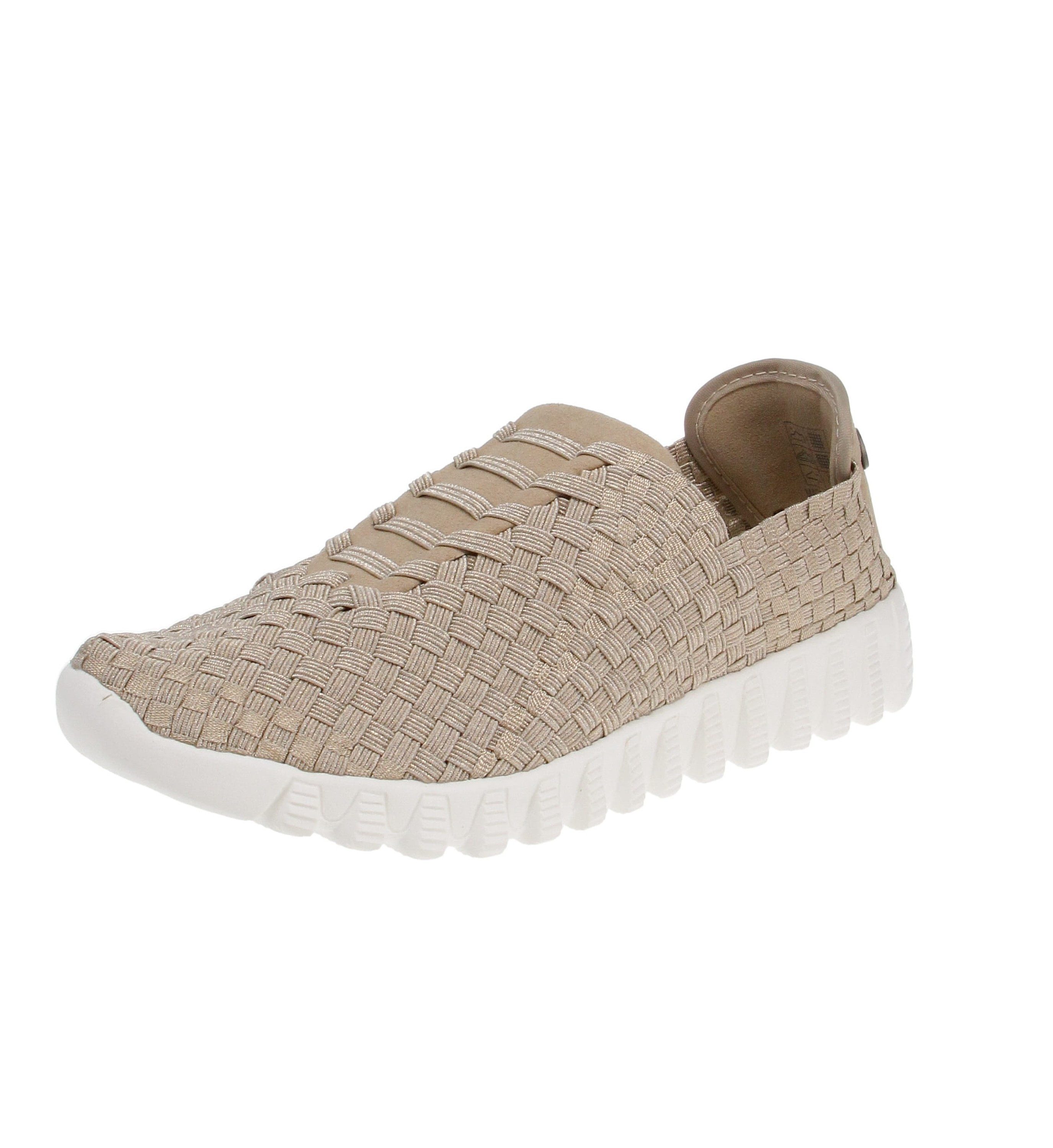 BERNIE MEV Bernie Mev BM62 Zip Vivaldi - Damen Schuhe Sneaker - Light-Gold Sneaker