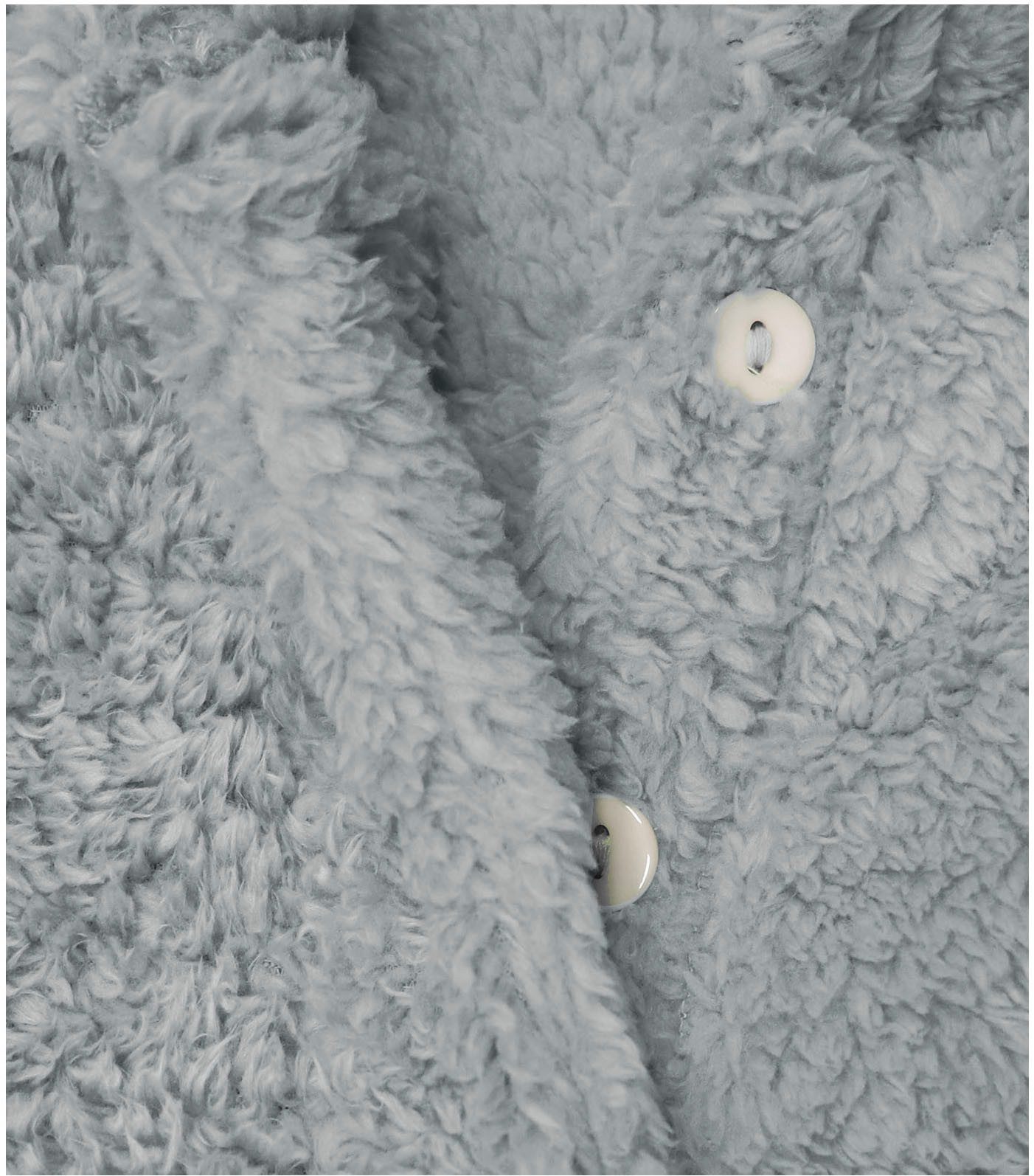 Castell - Markenbettwäsche Badeponcho Polar Bear, Kurzform, Kunstfaser, Kapuze, Knöpfe, Sherpa Teddy Fleece Hoodie, Kuschelhoodie, Kuscheldecke, weich+wärmend