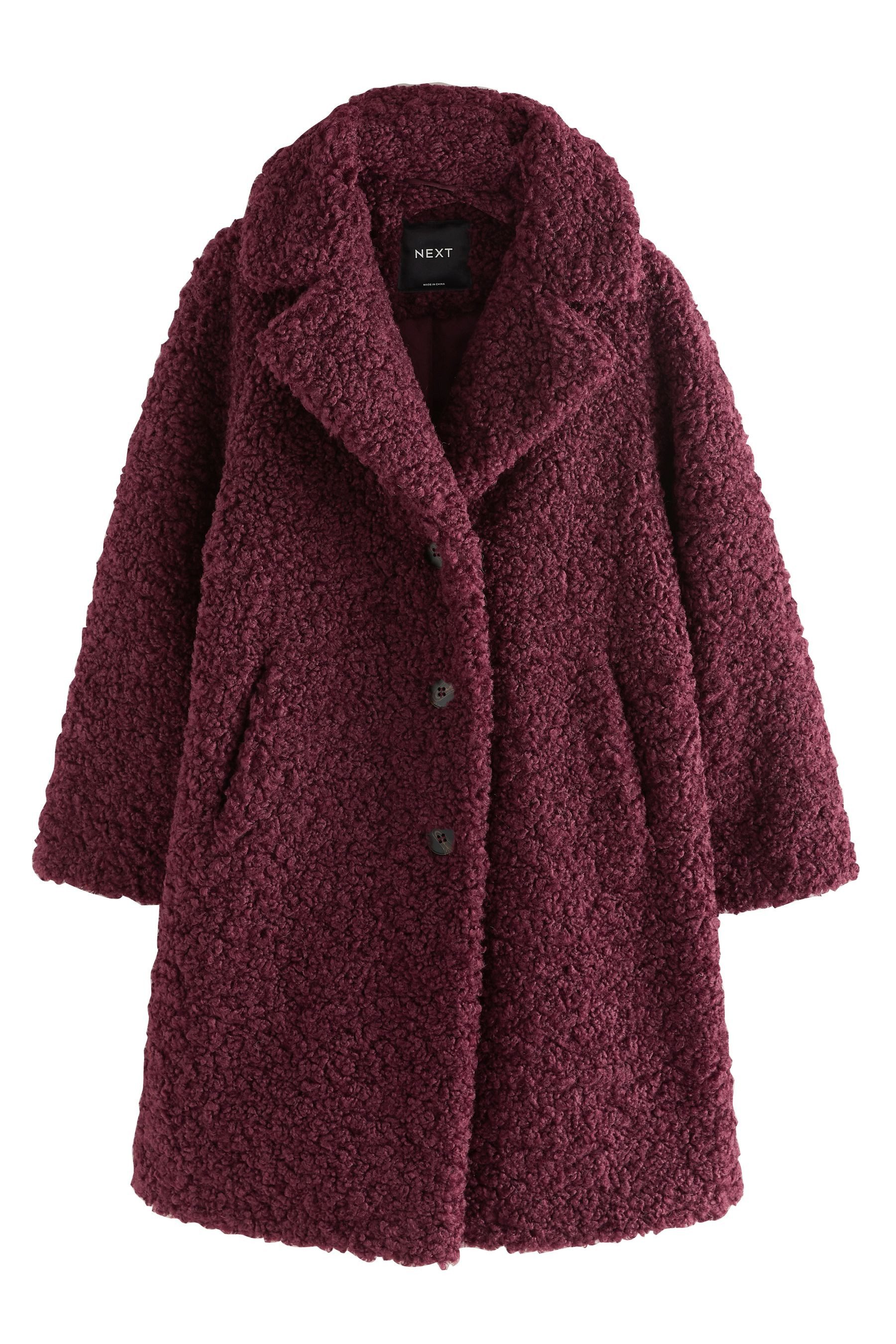Next Fleecejacke Borg-Mantel (1-St) günstig online kaufen