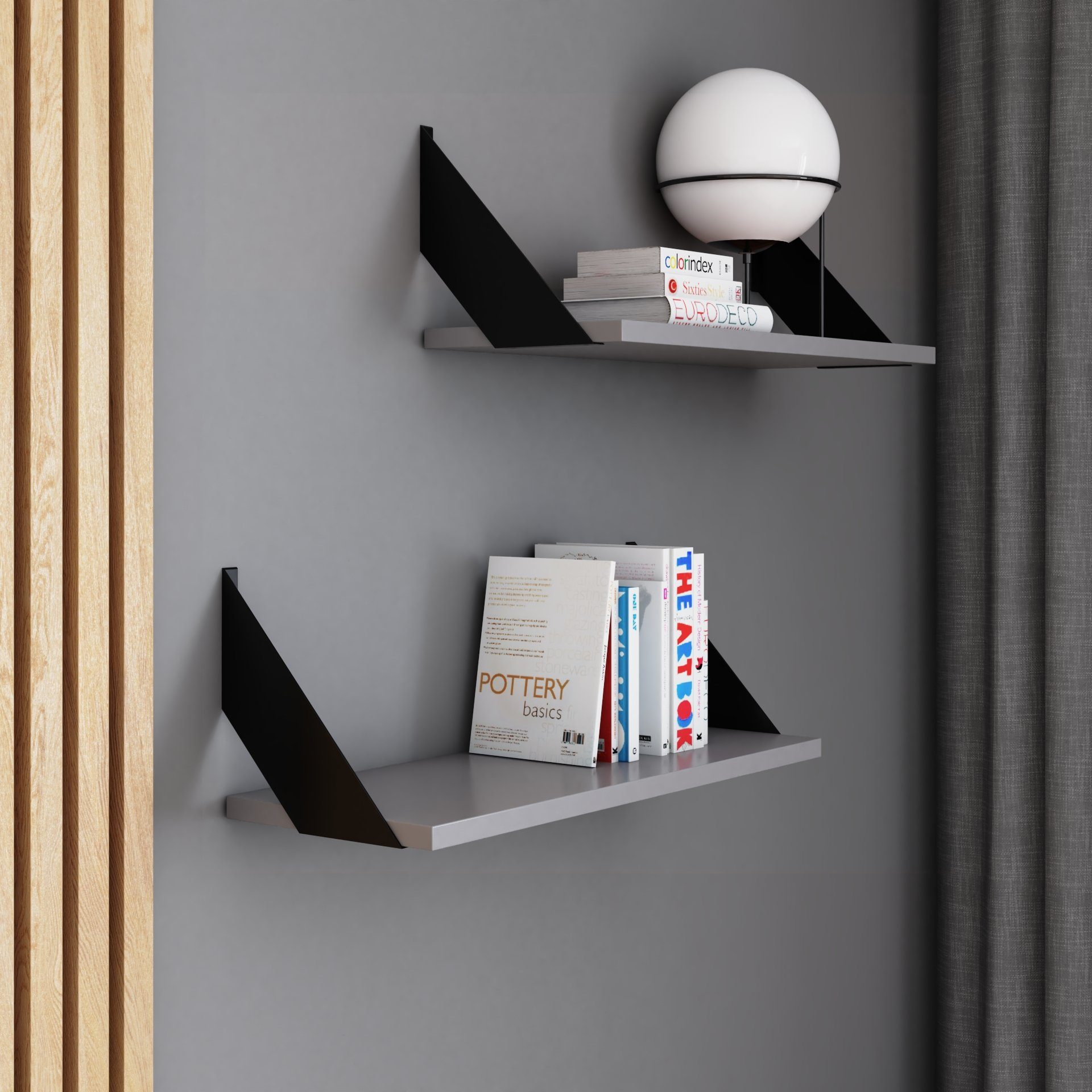 AKKE Wandregal, Hängeregal FLAT modern mit günstig online kaufen