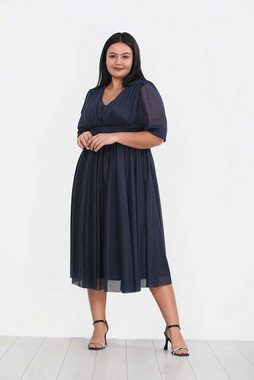 Modabout Abendkleid Damen Midikleid Sommerkleid für große Größen - NELB0553D8848LCV (1-tlg)