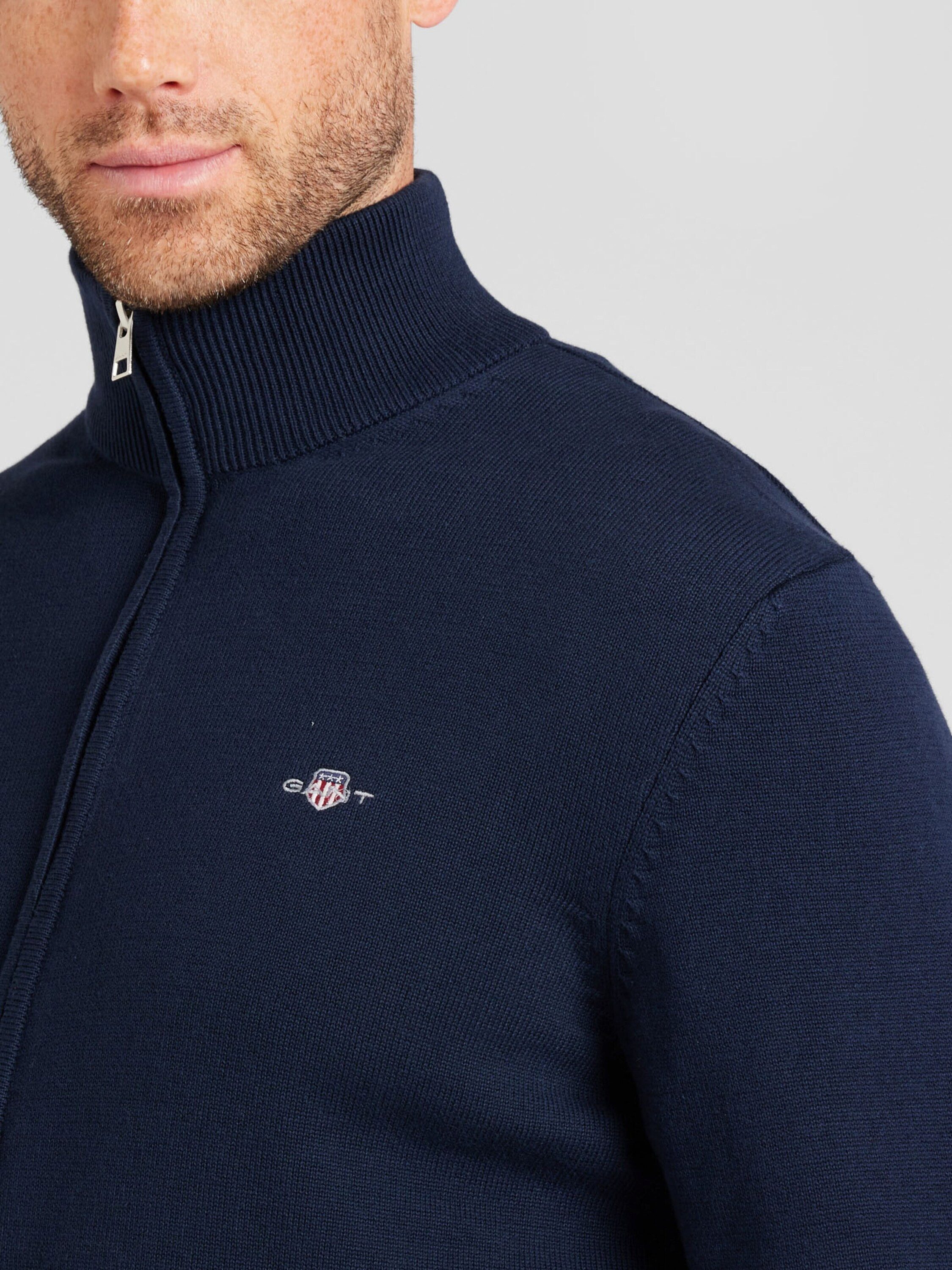 Gant Strickjacke (1-tlg) Stickerei günstig online kaufen