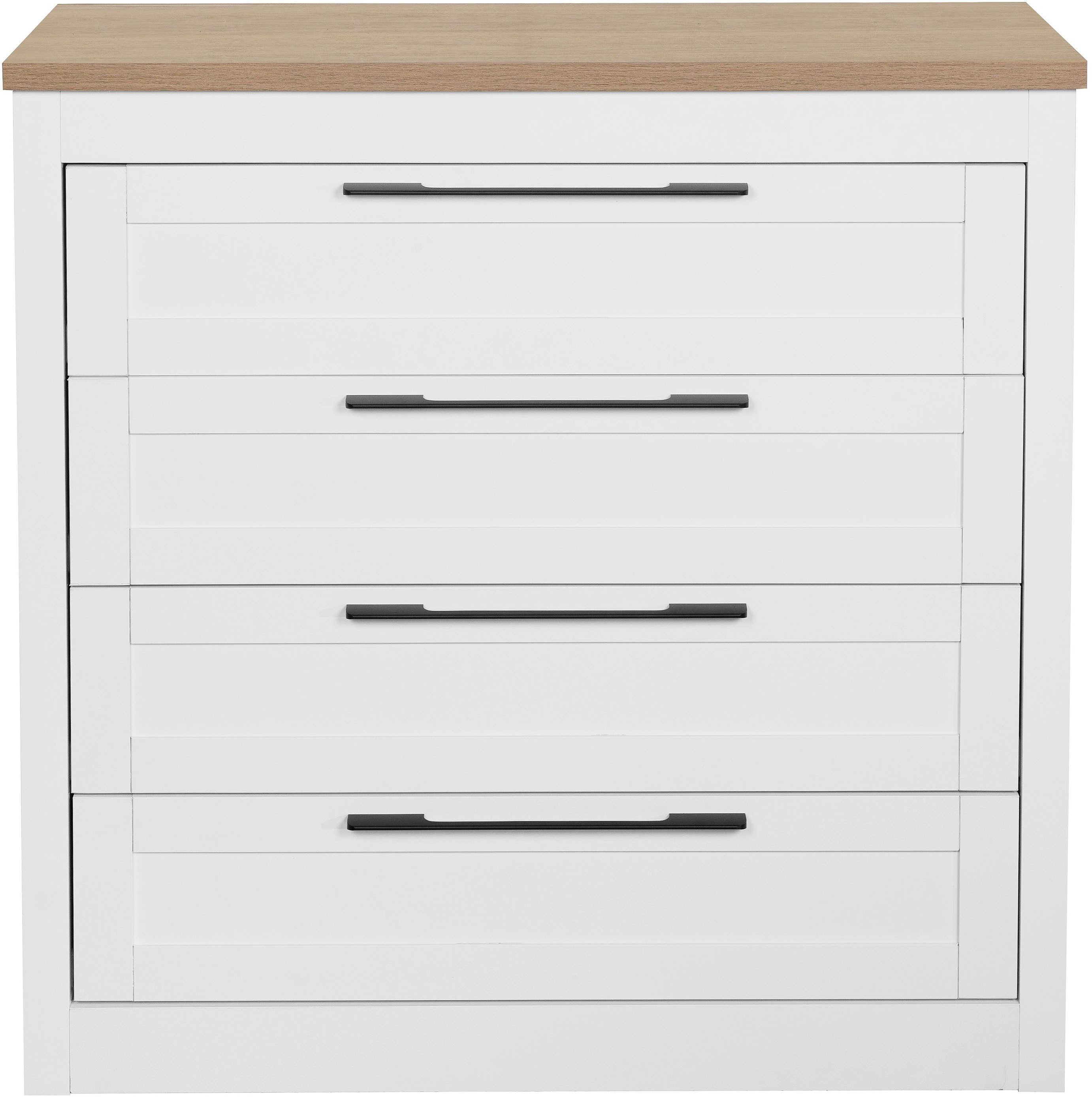 OTTO home Schubkastenkommode Büsum Schlafzimmer Schrank Wäscheschrank, Sideboard mit 4 Schubladen im Landhaus Design Bestseller – Bild 4 von 5