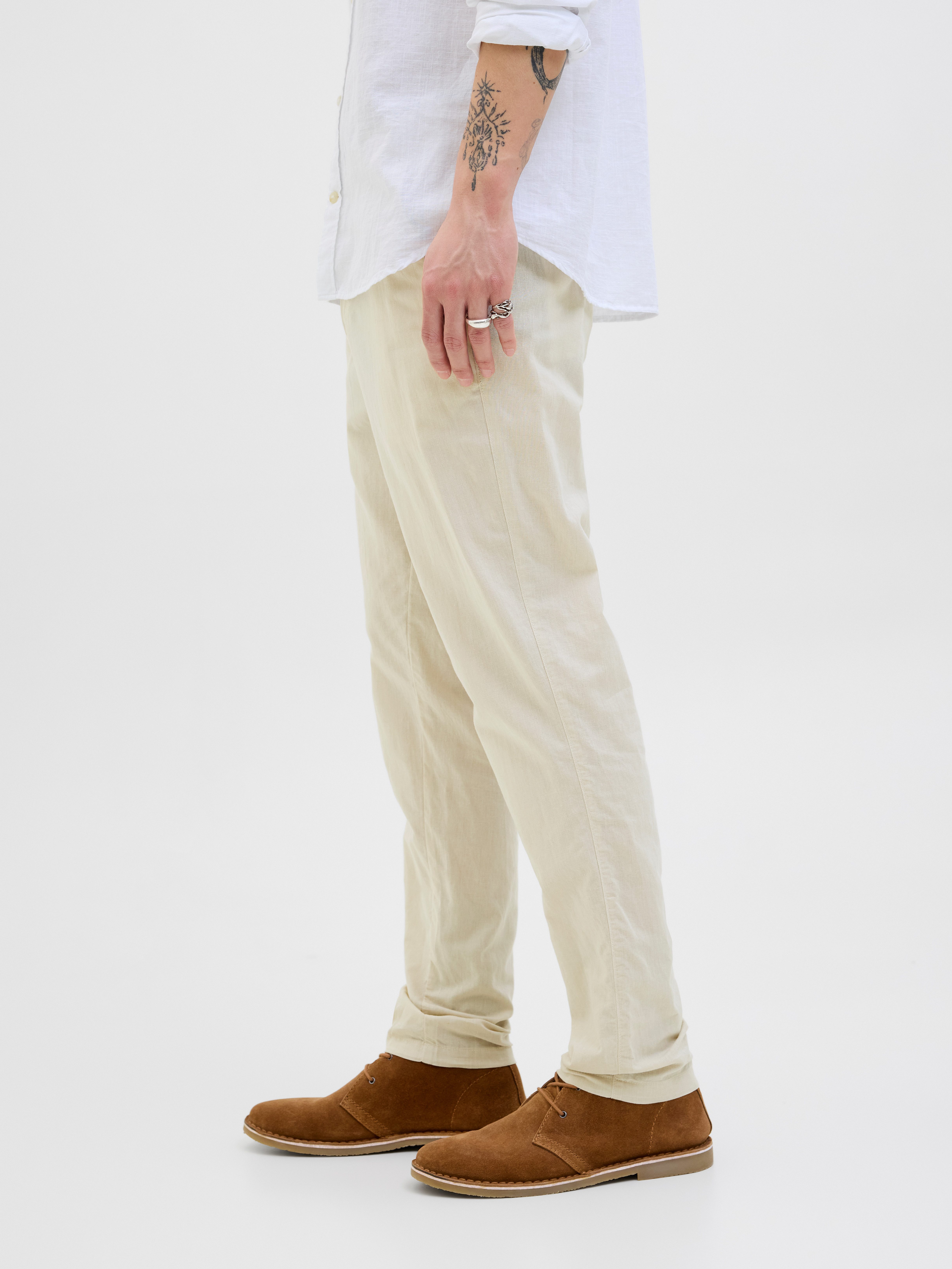 Jack & Jones Chinohose JPSTACE SUMMER CHINO PANT SN mit Reißverschluss