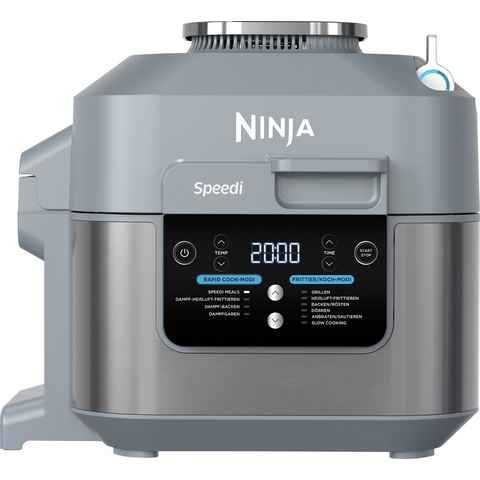 NINJA Heißluftfritteuse Speedi Rapid Cooking System ON400EU 10-in-1, 1760 W, Air Fry, Grill, Backofen, Multikocher