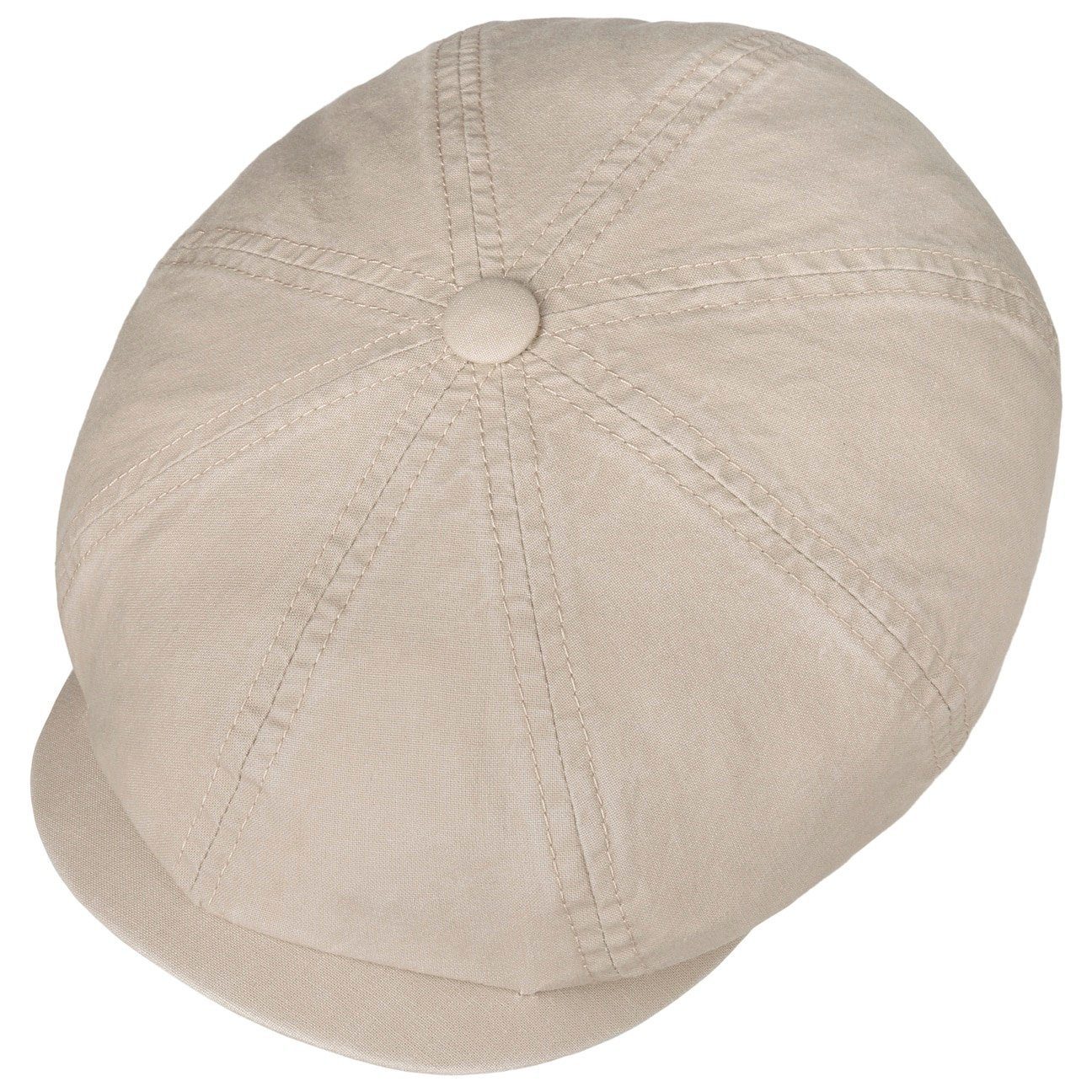 Stetson Flat Cap mit beige Schirm (1-St) Balloncap