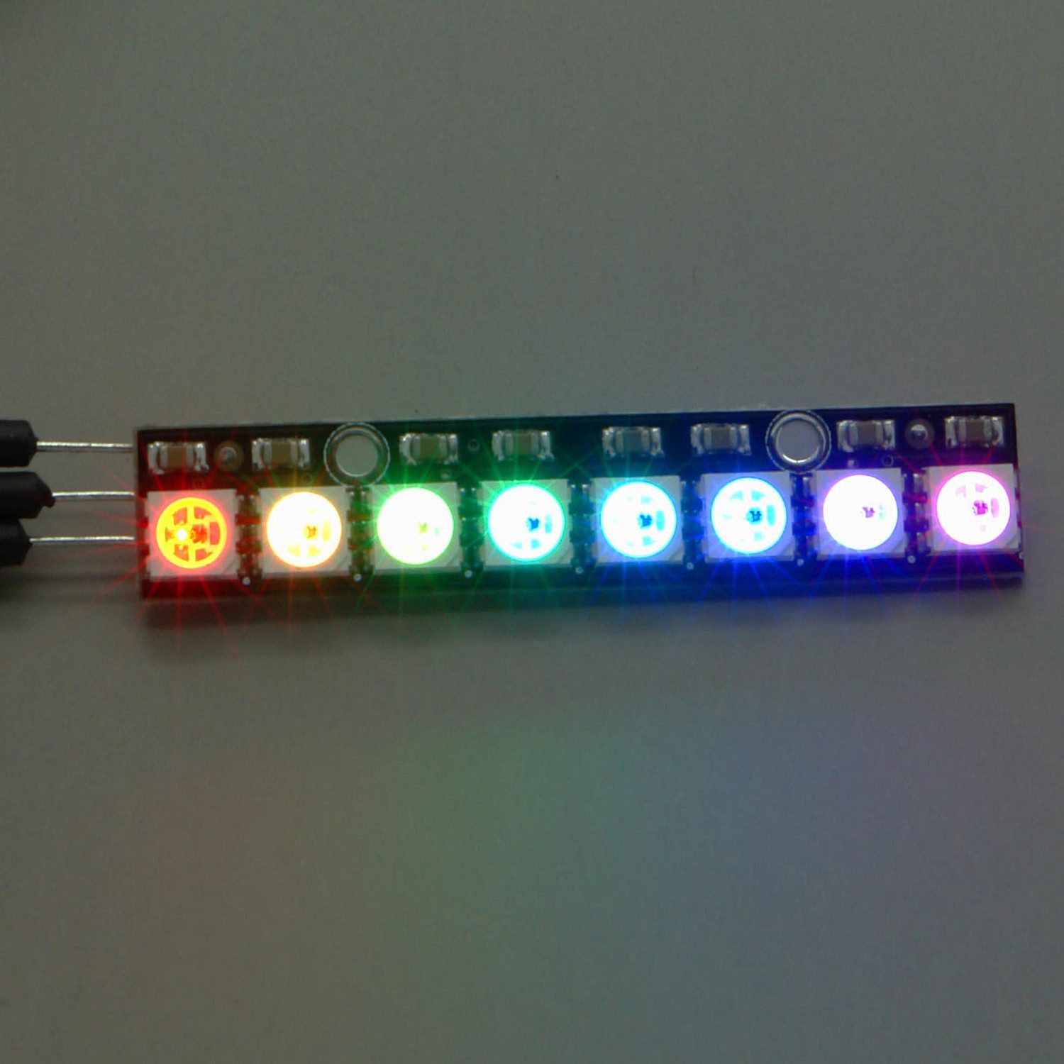 LED Panel NeoPixel Stick mit 8 WS2812 5050 RGB LEDs