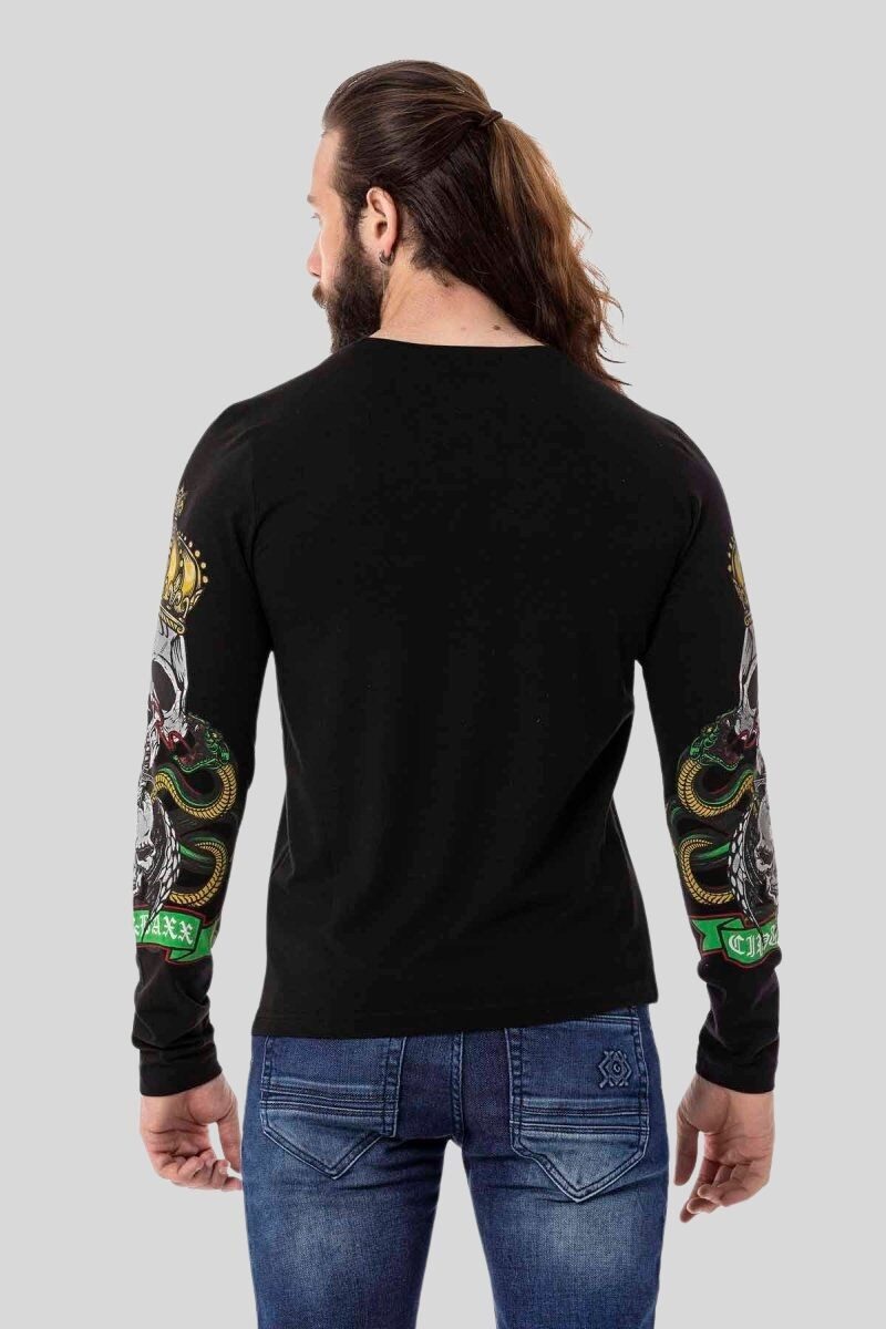 Cipo & Baxx T-Shirt Sweatshirts mit coolem Front-Print