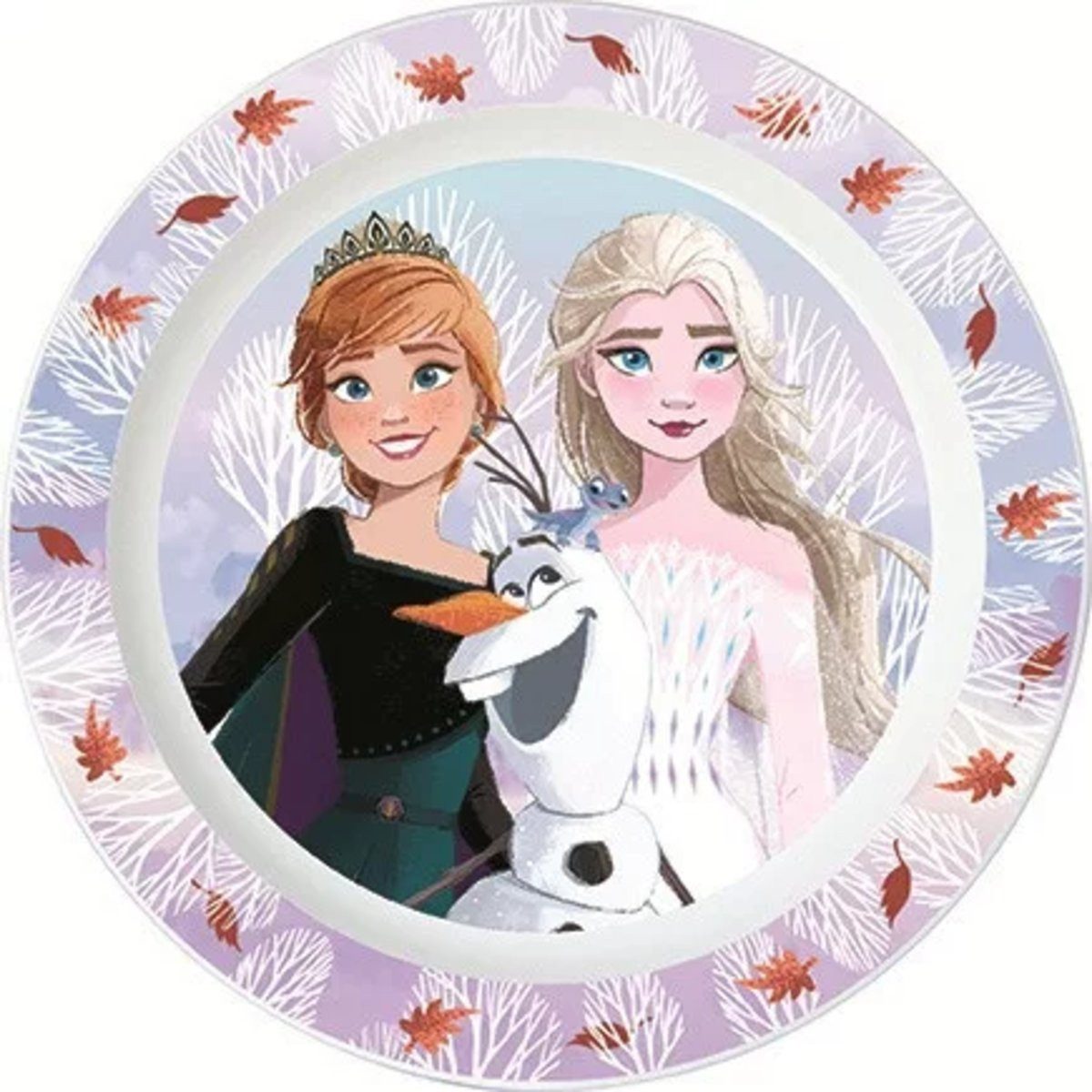 Disney Kindergeschirr-Set Disney Eiskönigin Autumn Leaves Mikroflacher Teller 22 cm