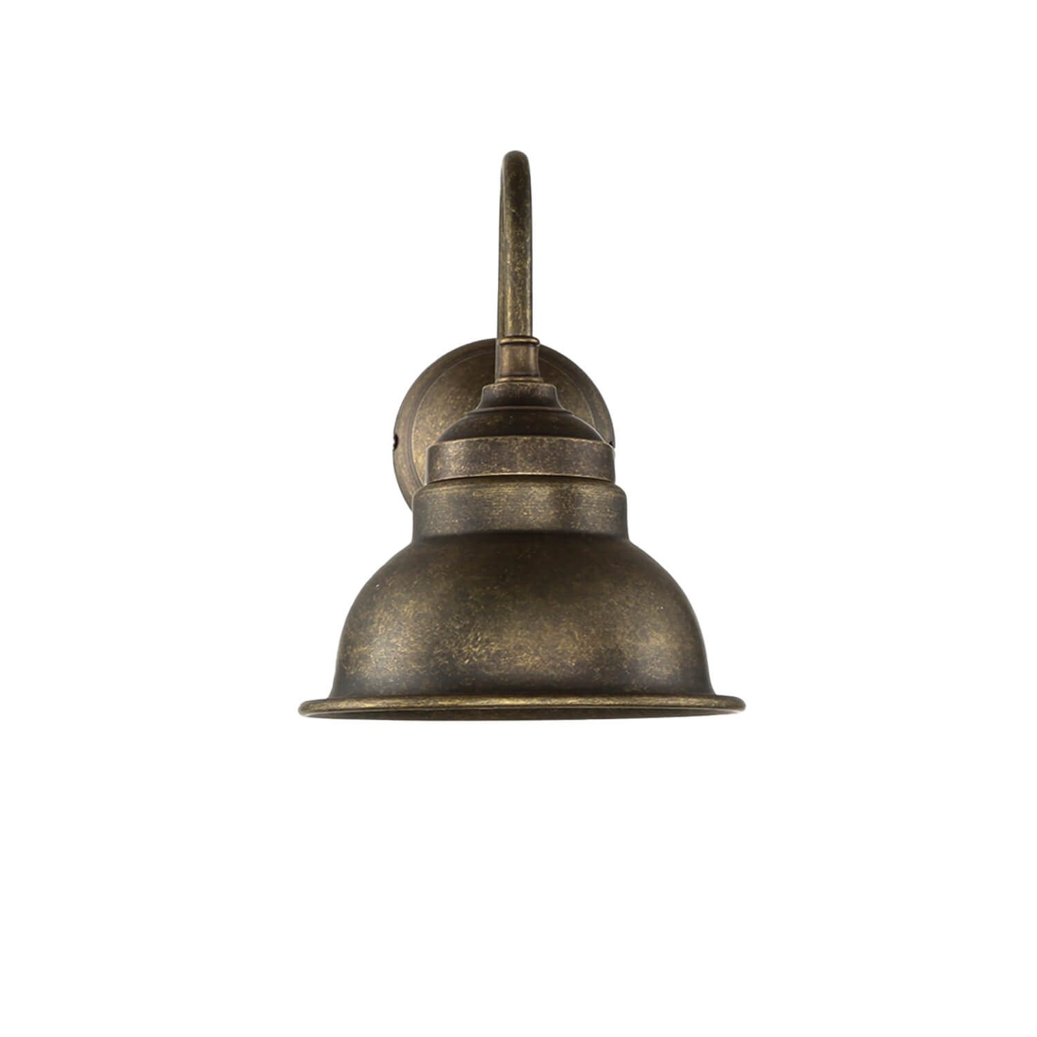 Licht-Erlebnisse Wandleuchte OSLO, ohne Leuchtmittel, Wandlampe Messing Bronze Antik Handarbeit Vintage E27 Flur Wohnzimmer