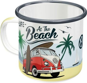 Nostalgic-Art Tasse Emaille-Becher - Volkswagen - VW Bulli - Beach